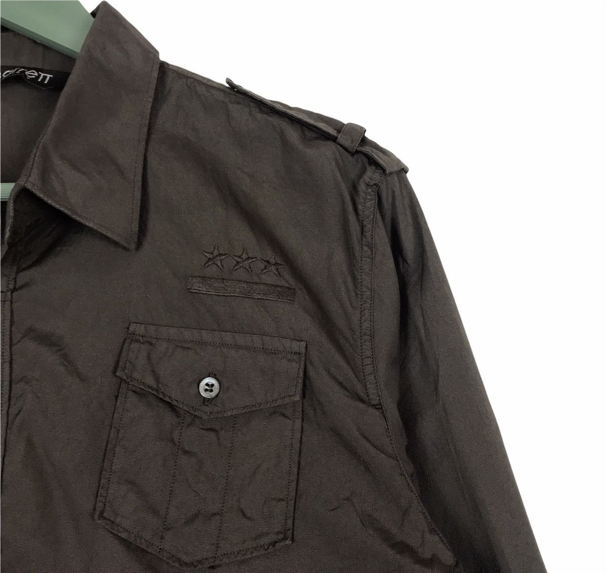 Designer × Neil Barrett Neil Barret 2006 military army 3 stars logo shirt Size US L / EU 52-54 / 3 - 4 Thumbnail