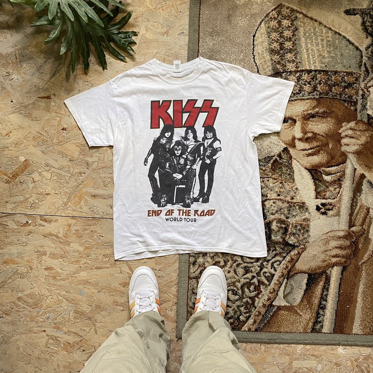 Band Tees × Vintage VINTAG E Y2K KISS END OG THE ROAD RARE AMAZING TOUR T SHIRT Size US L / EU 52-54 / 3 - 1 Thumbnail