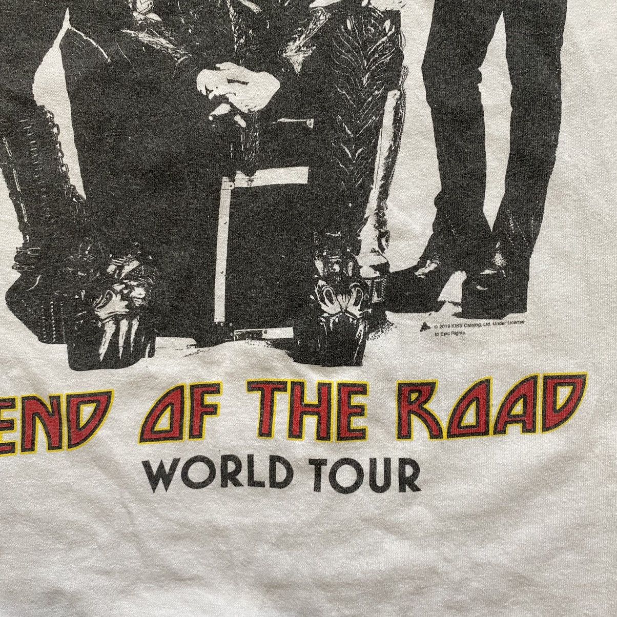 Band Tees × Vintage VINTAG E Y2K KISS END OG THE ROAD RARE AMAZING TOUR T SHIRT Size US L / EU 52-54 / 3 - 5 Thumbnail