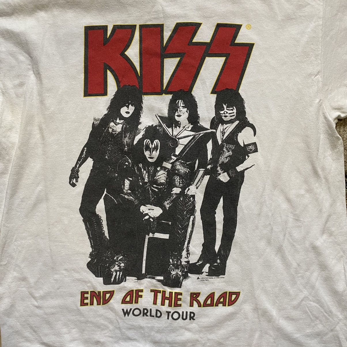 Band Tees × Vintage VINTAG E Y2K KISS END OG THE ROAD RARE AMAZING TOUR T SHIRT Size US L / EU 52-54 / 3 - 2 Thumbnail