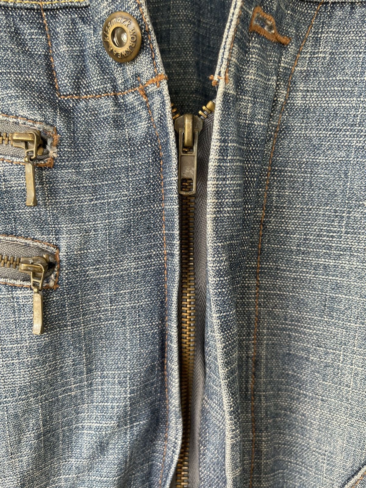 Japanese Brand Must buy❗️ KISSMARK DENIM OVERALL JUMP SUIT Size US 34 / EU 50 - 8 Thumbnail