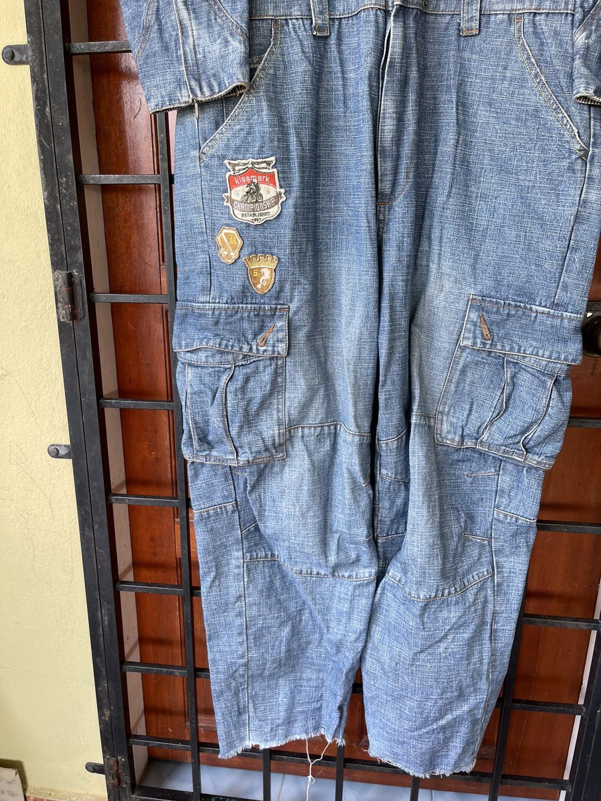Japanese Brand Must buy❗️ KISSMARK DENIM OVERALL JUMP SUIT Size US 34 / EU 50 - 6 Thumbnail