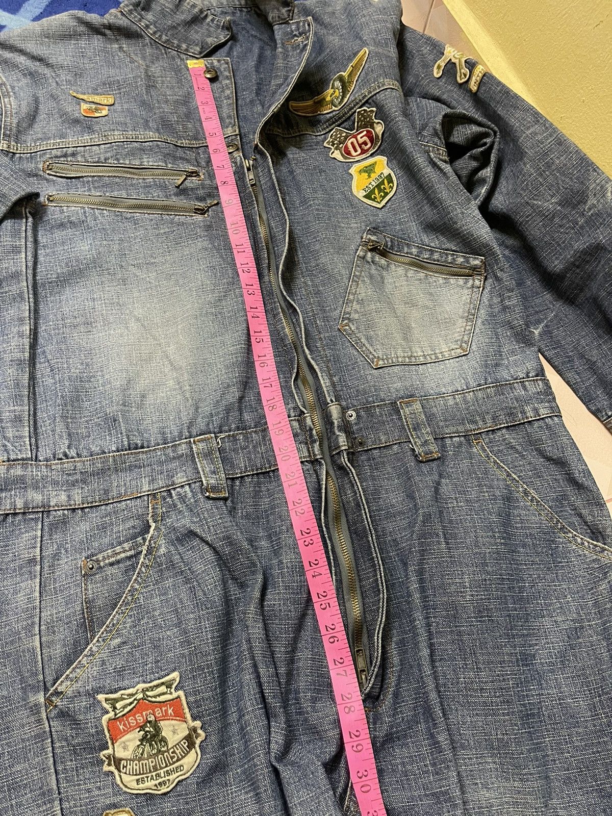 Japanese Brand Must buy❗️ KISSMARK DENIM OVERALL JUMP SUIT Size US 34 / EU 50 - 24 Thumbnail