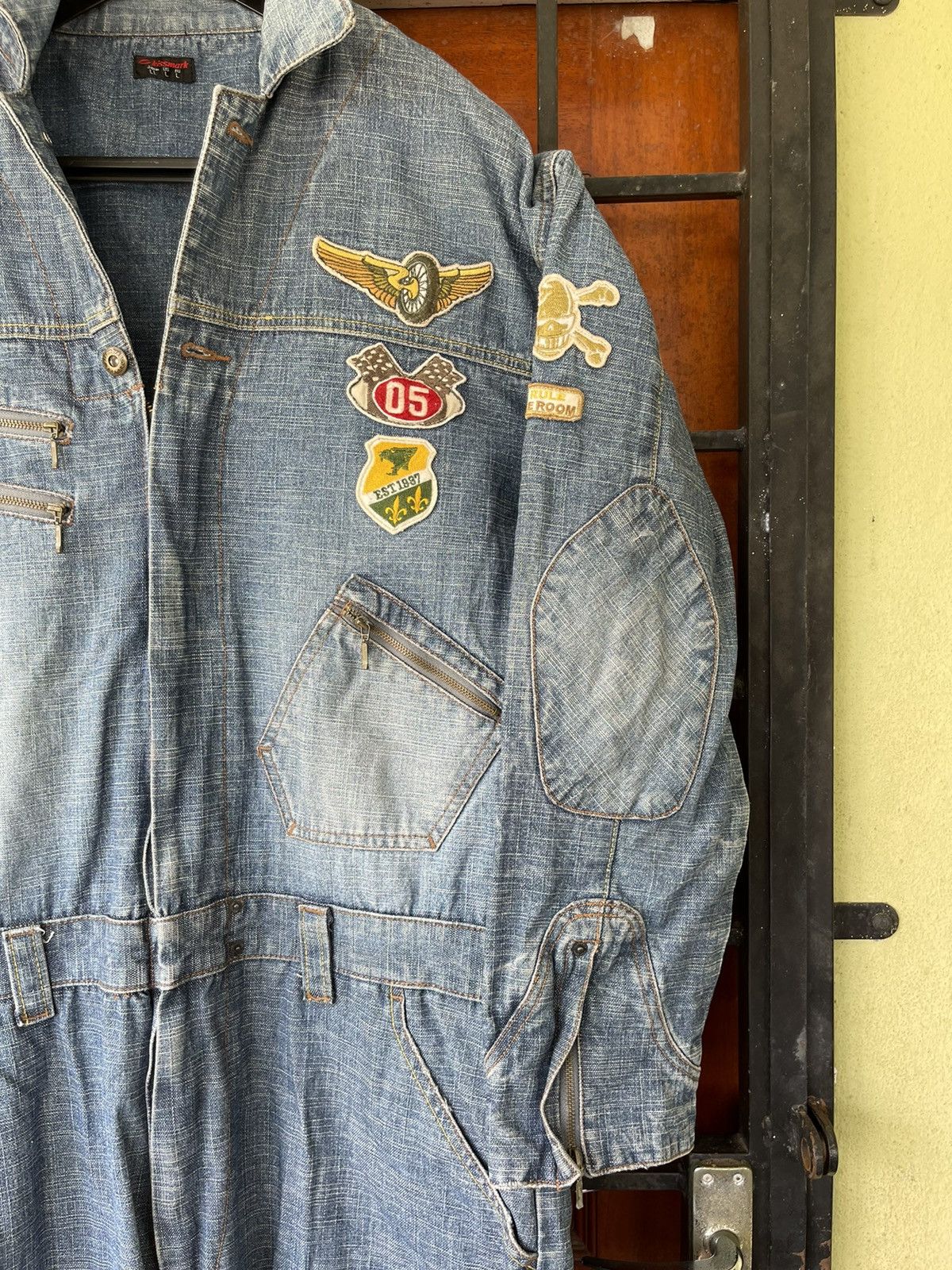 Japanese Brand Must buy❗️ KISSMARK DENIM OVERALL JUMP SUIT Size US 34 / EU 50 - 4 Thumbnail