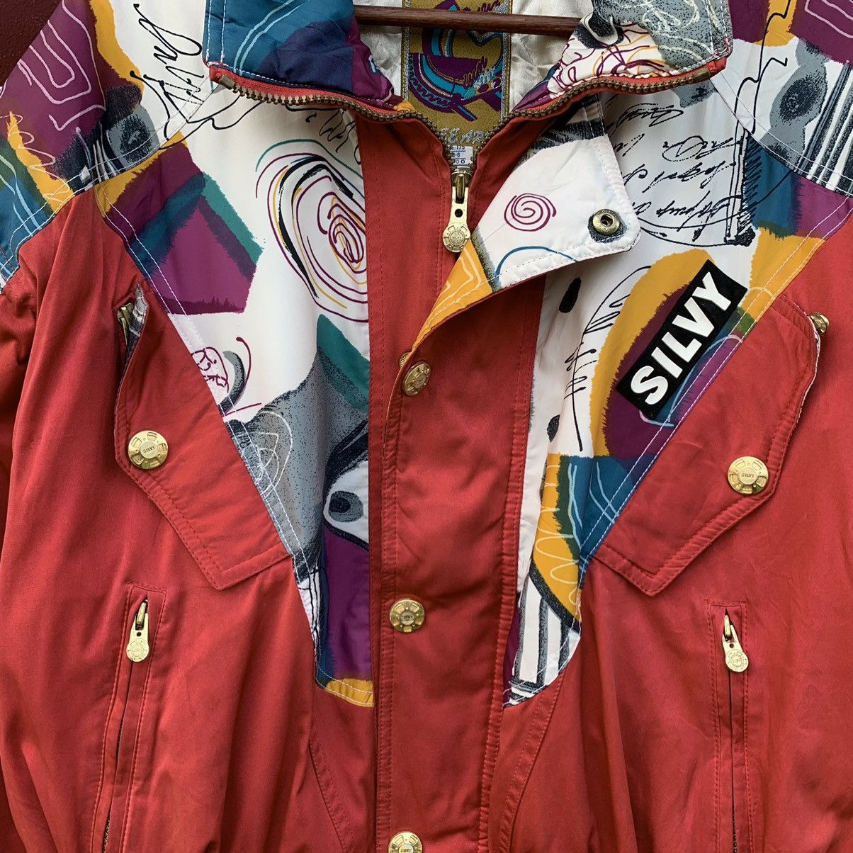 Vintage Vintage Silver Ski Jacket Size US L / EU 52-54 / 3 - 6 Thumbnail