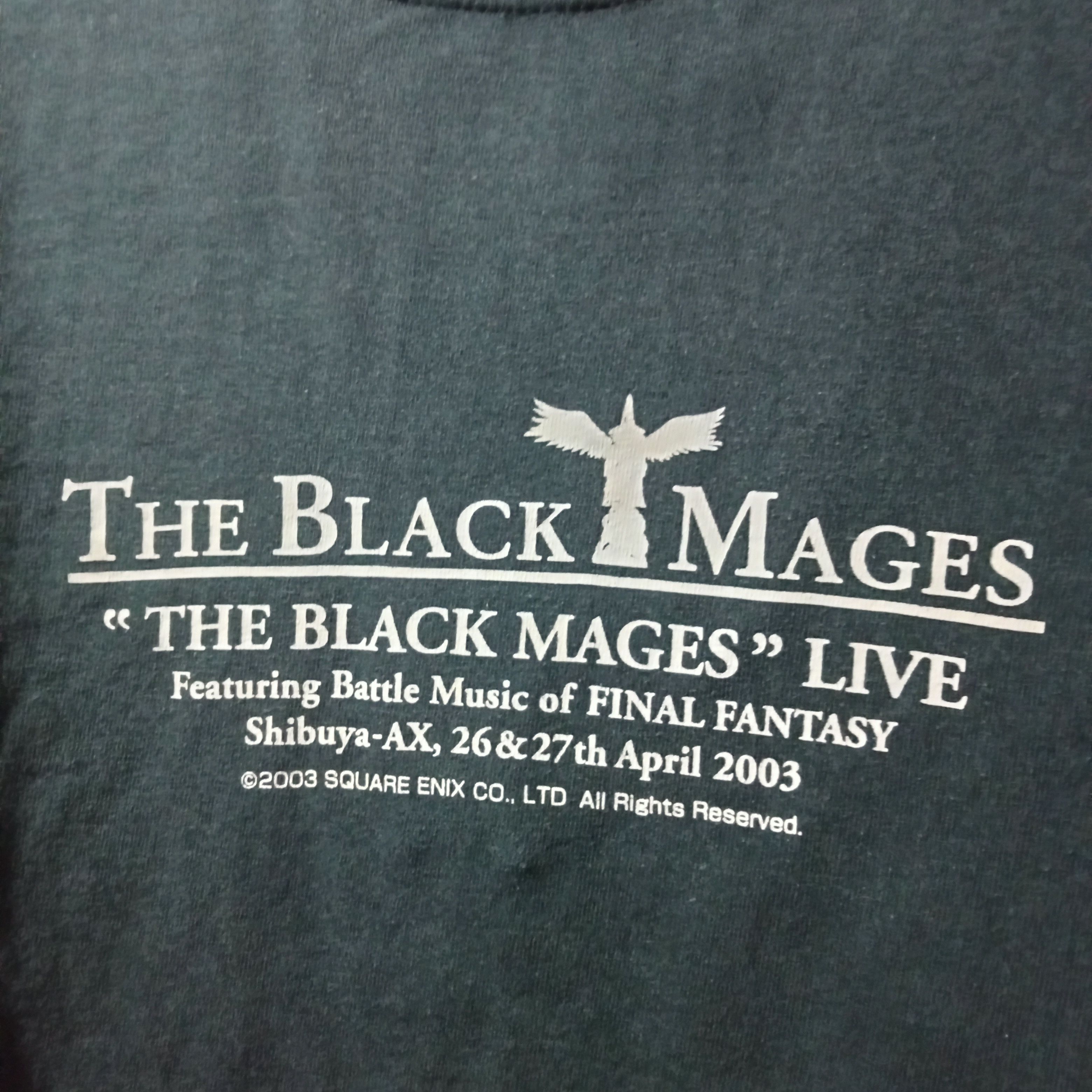 Anvil × Band Tees × Japanese Brand The Black Mages feat Battle Music of Final Fantasy Live Tee Size US M / EU 48-50 / 2 - 1 Thumbnail