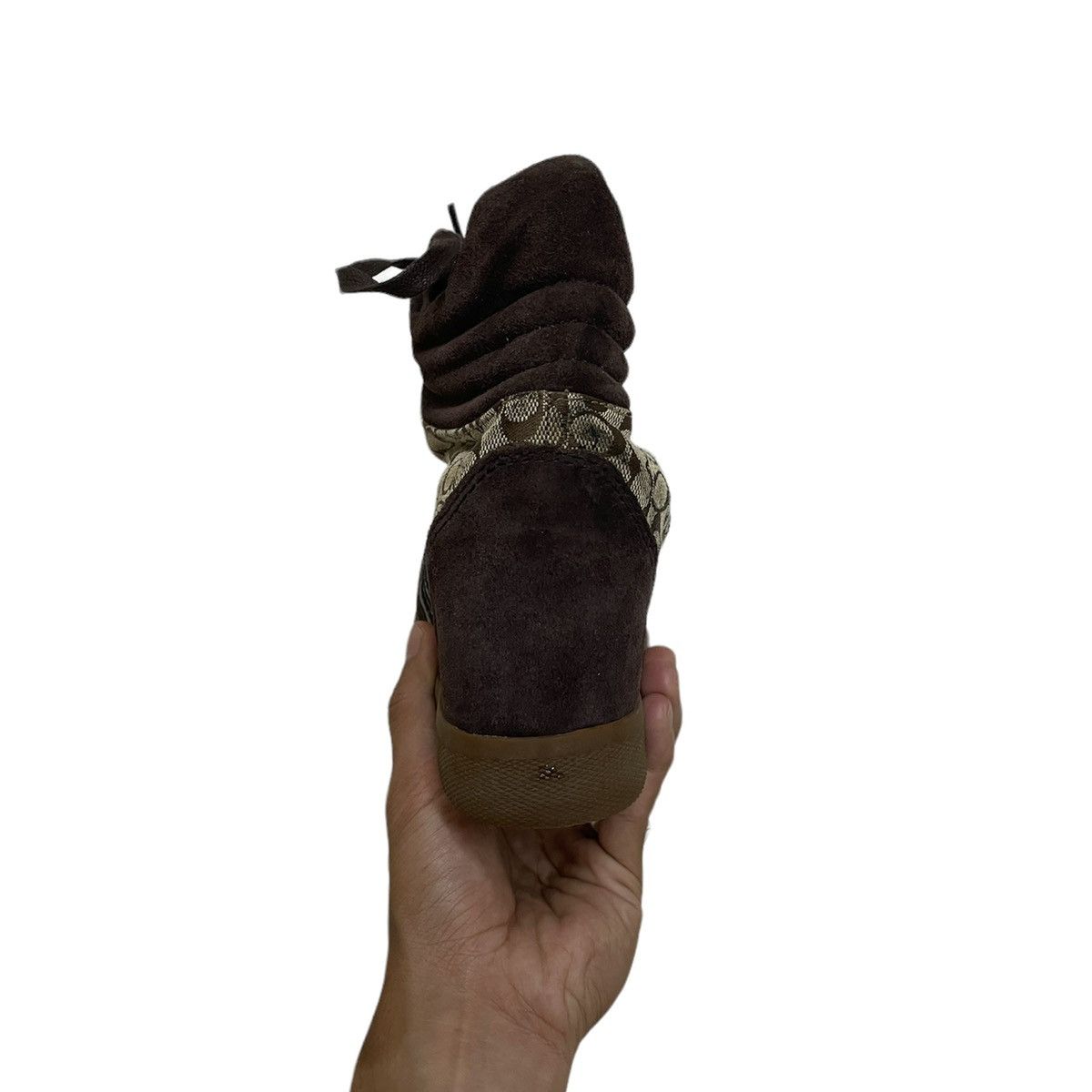 Coach Coach Alexis Fashion Wedge Sneaker Suede Heel Tennis Shoe Size US 6.5 / EU 39-40 - 5 Thumbnail