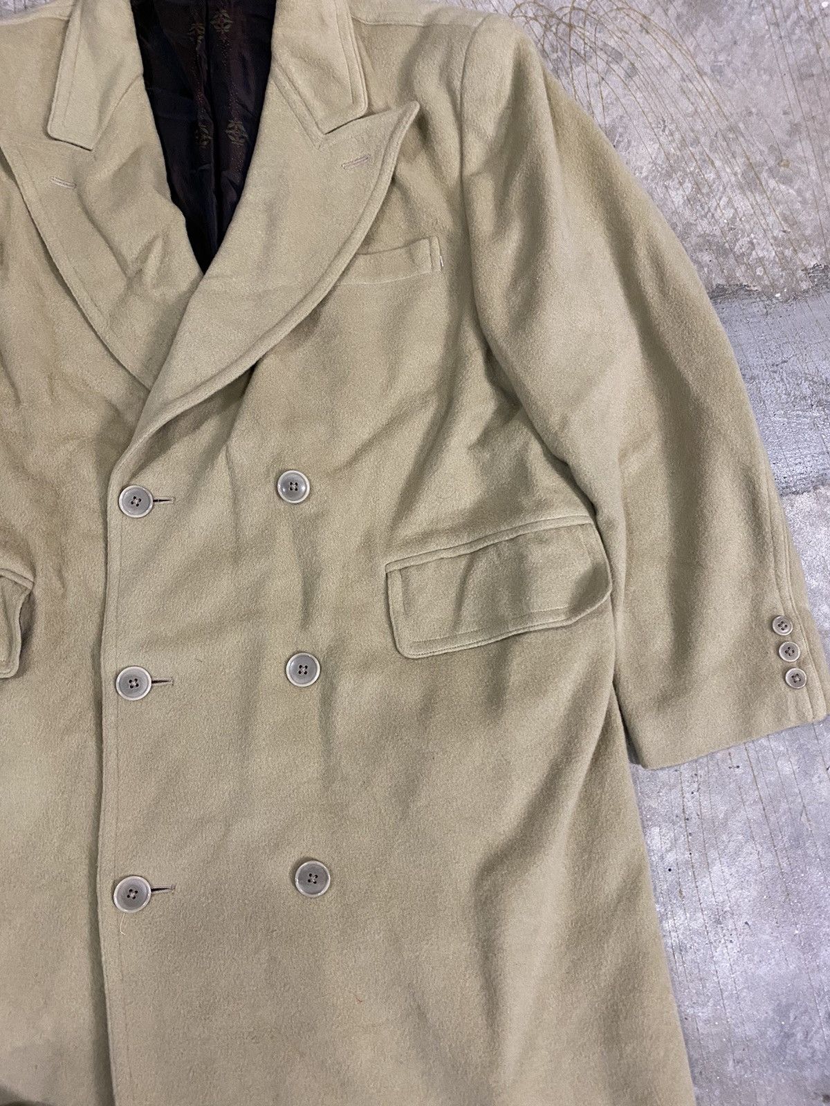 Issey Miyake × Japanese Brand 80s Arrston Volaju kohshin satoh sherlock double breasted Size US M / EU 48-50 / 2 - 6 Thumbnail