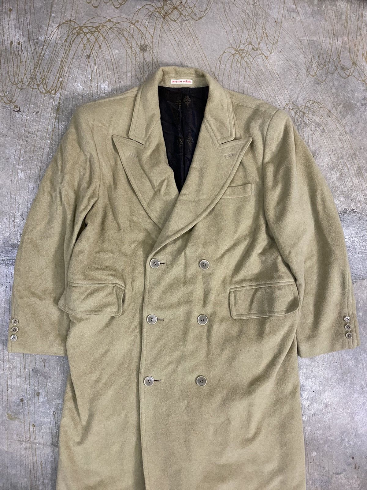Issey Miyake × Japanese Brand 80s Arrston Volaju kohshin satoh sherlock double breasted Size US M / EU 48-50 / 2 - 3 Thumbnail