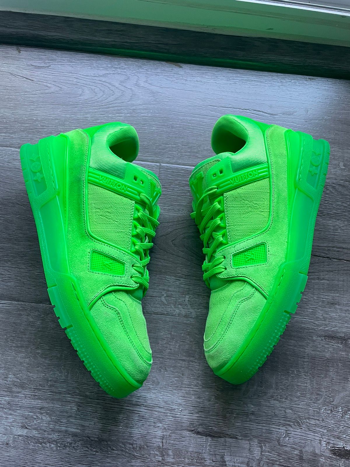 Louis Vuitton LV Trainer Low Fluorescent Green Pre-Owned