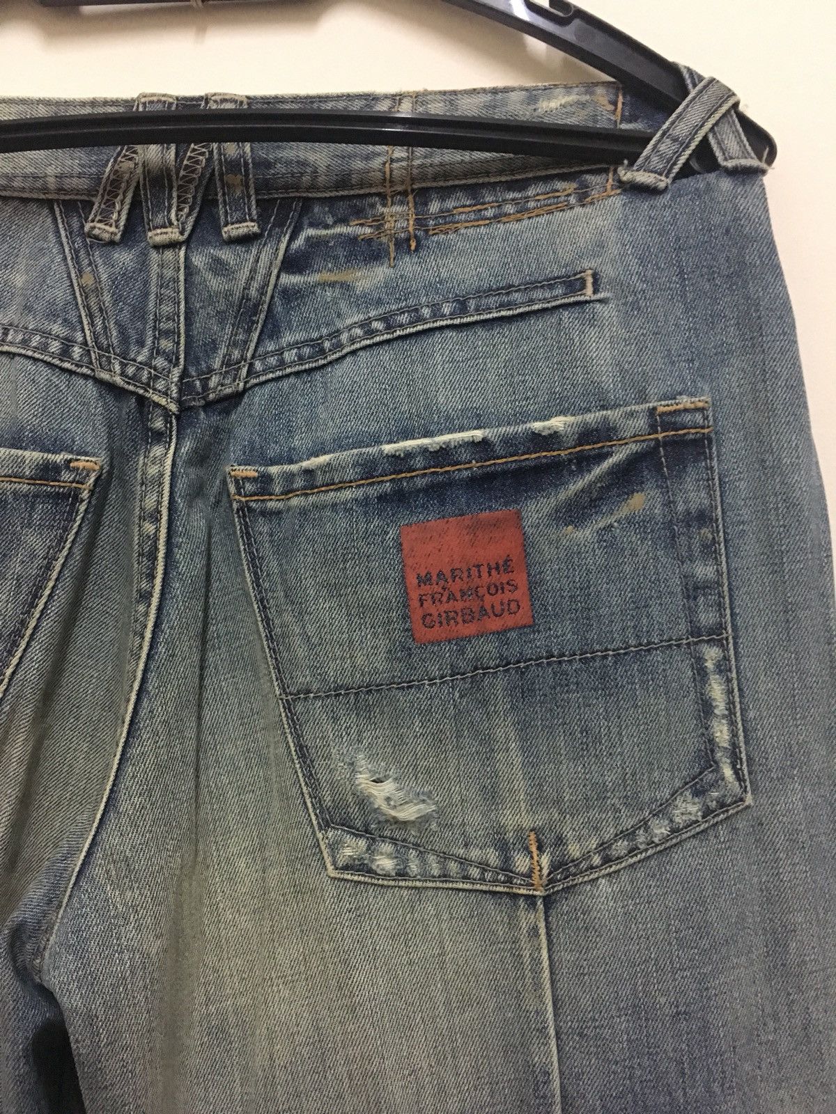 Marithe + Francois Girbaud Marithe Francois Girbaud Denim Jean Design Size US 32 / EU 48 - 8 Thumbnail