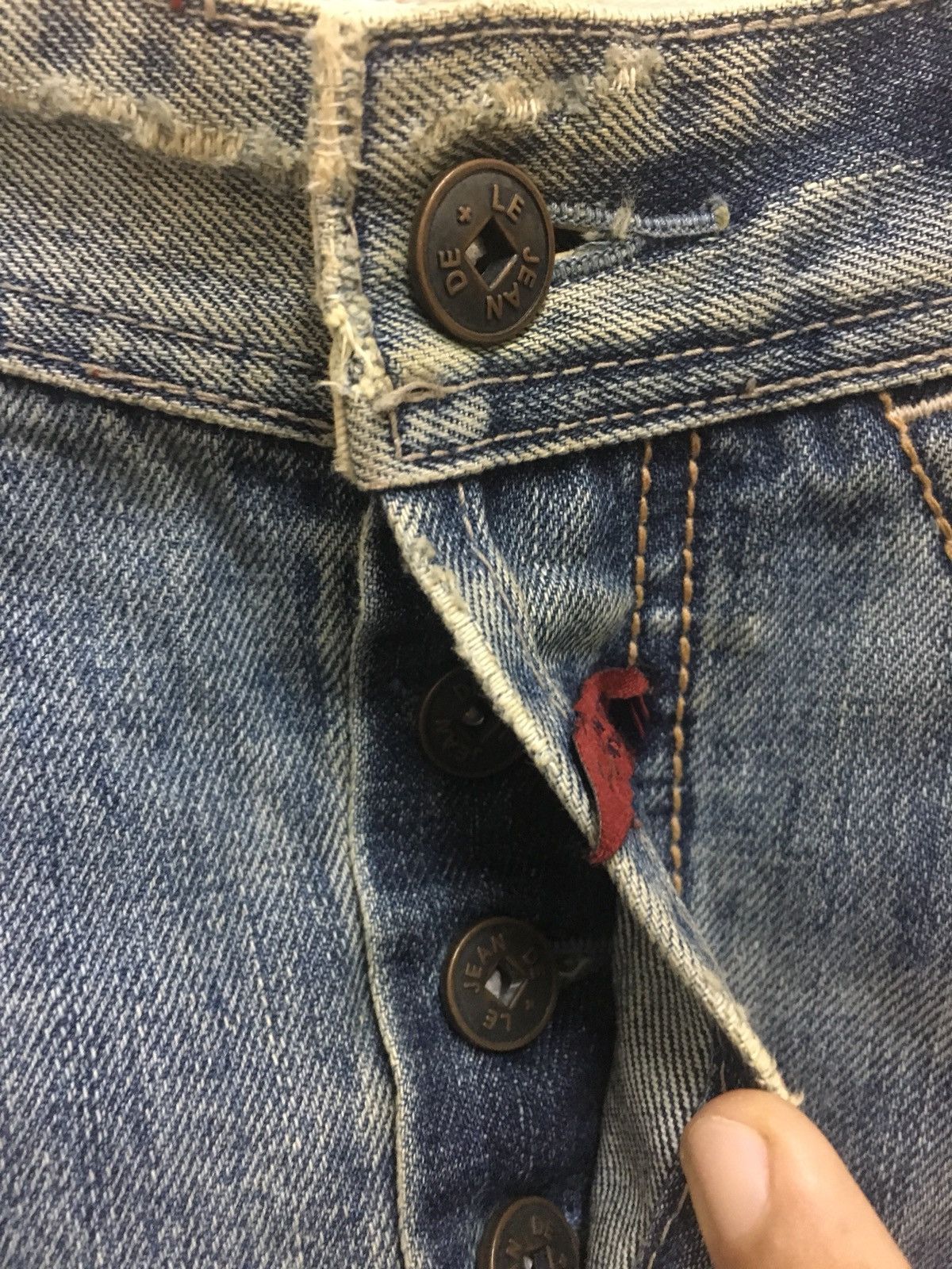 Marithe + Francois Girbaud Marithe Francois Girbaud Denim Jean Design Size US 32 / EU 48 - 7 Thumbnail