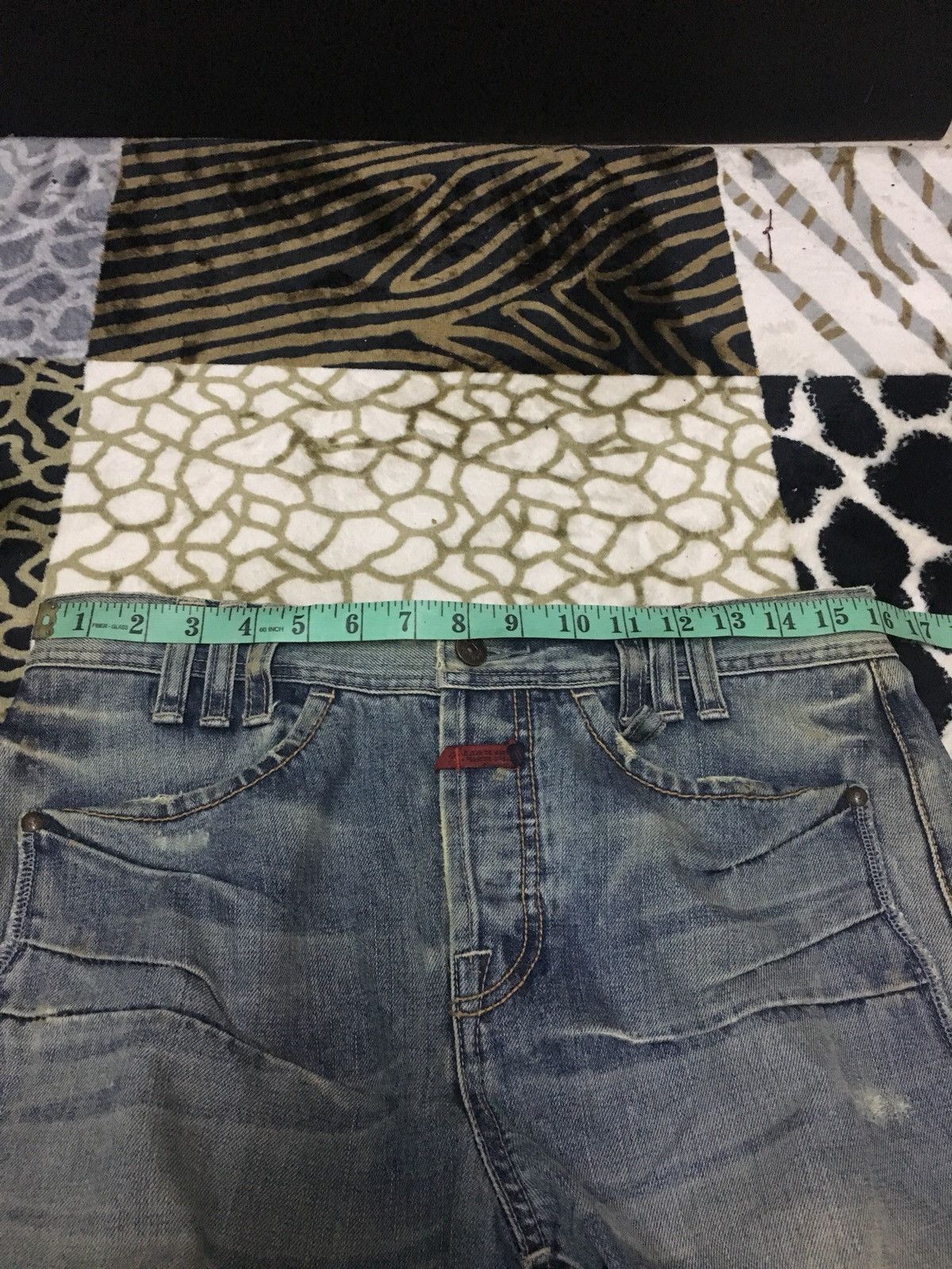 Marithe + Francois Girbaud Marithe Francois Girbaud Denim Jean Design Size US 32 / EU 48 - 12 Thumbnail