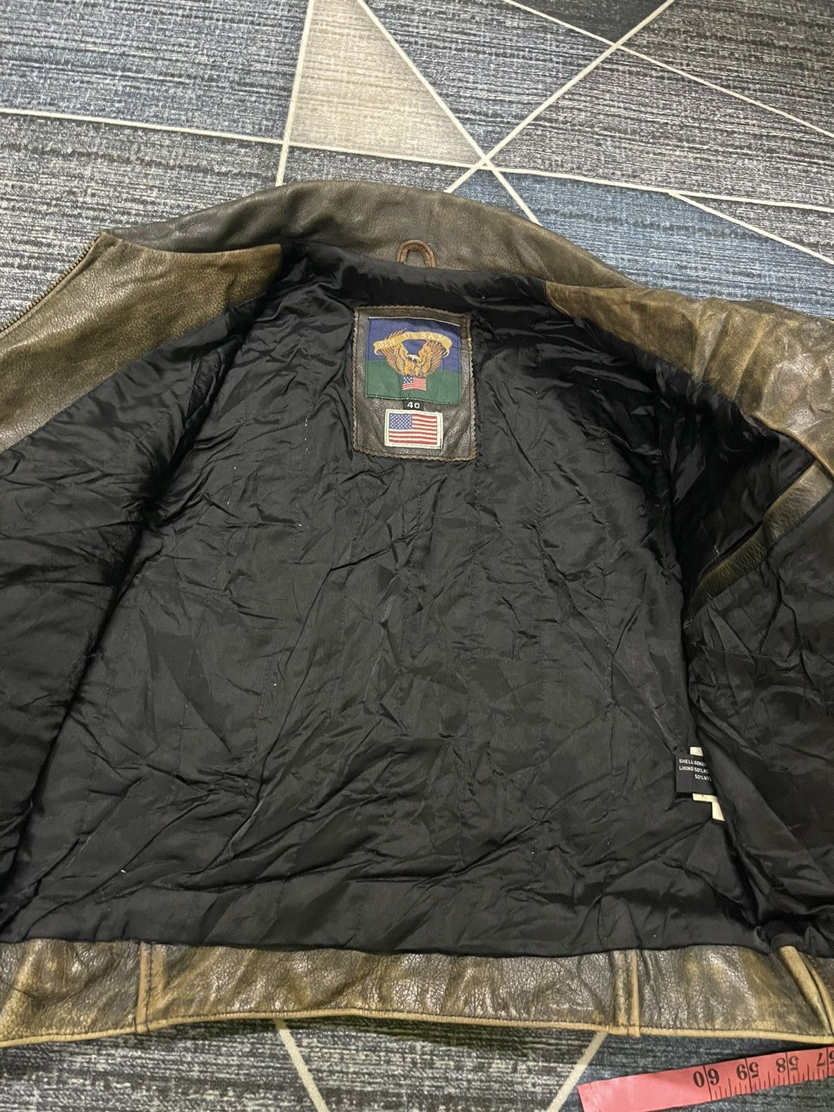 Genuine Leather VINTAGE GIN UR BAN GENUINE LEATHER JACKET Size US M / EU 48-50 / 2 - 10 Thumbnail