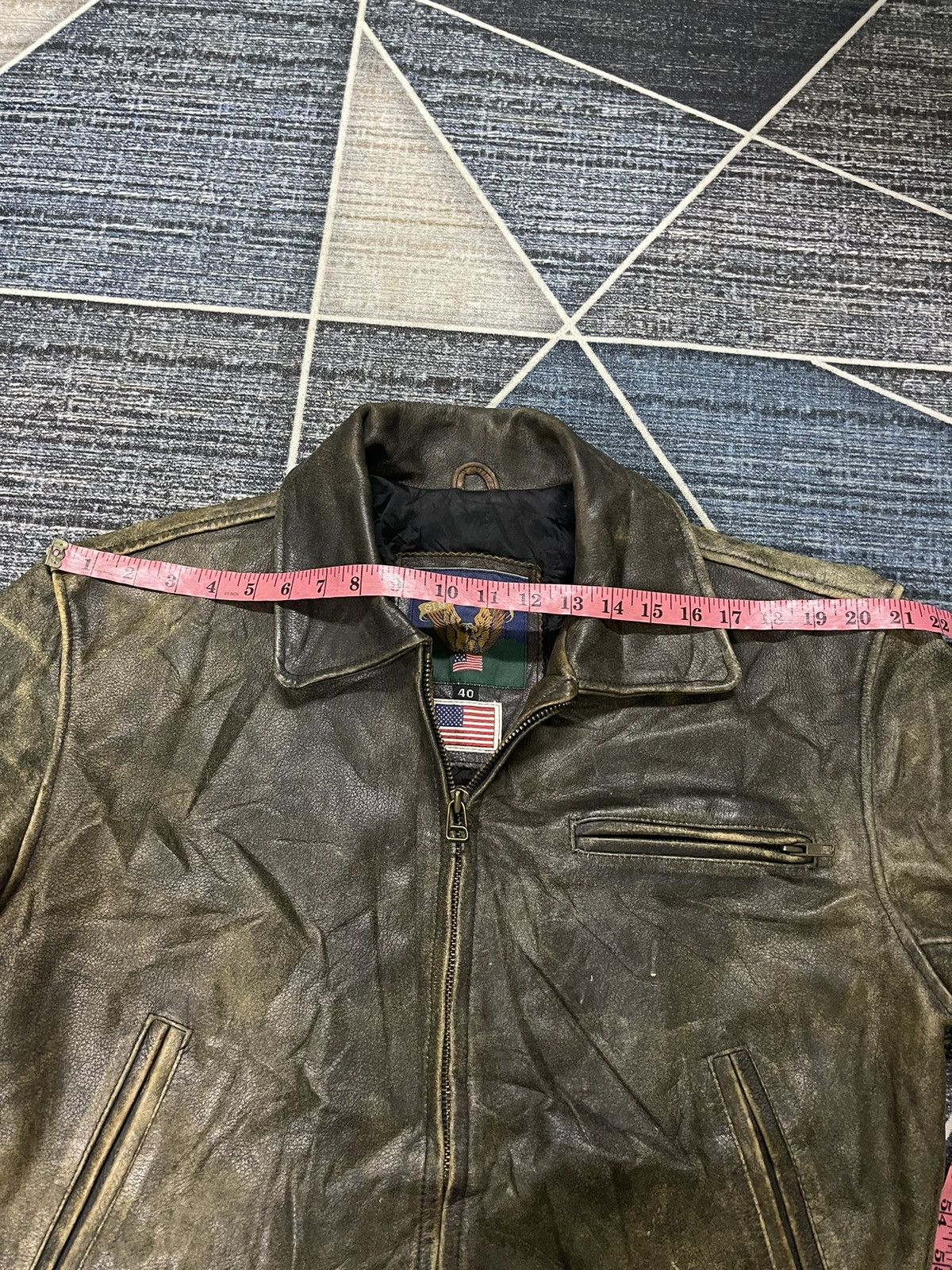 Genuine Leather VINTAGE GIN UR BAN GENUINE LEATHER JACKET Size US M / EU 48-50 / 2 - 15 Thumbnail