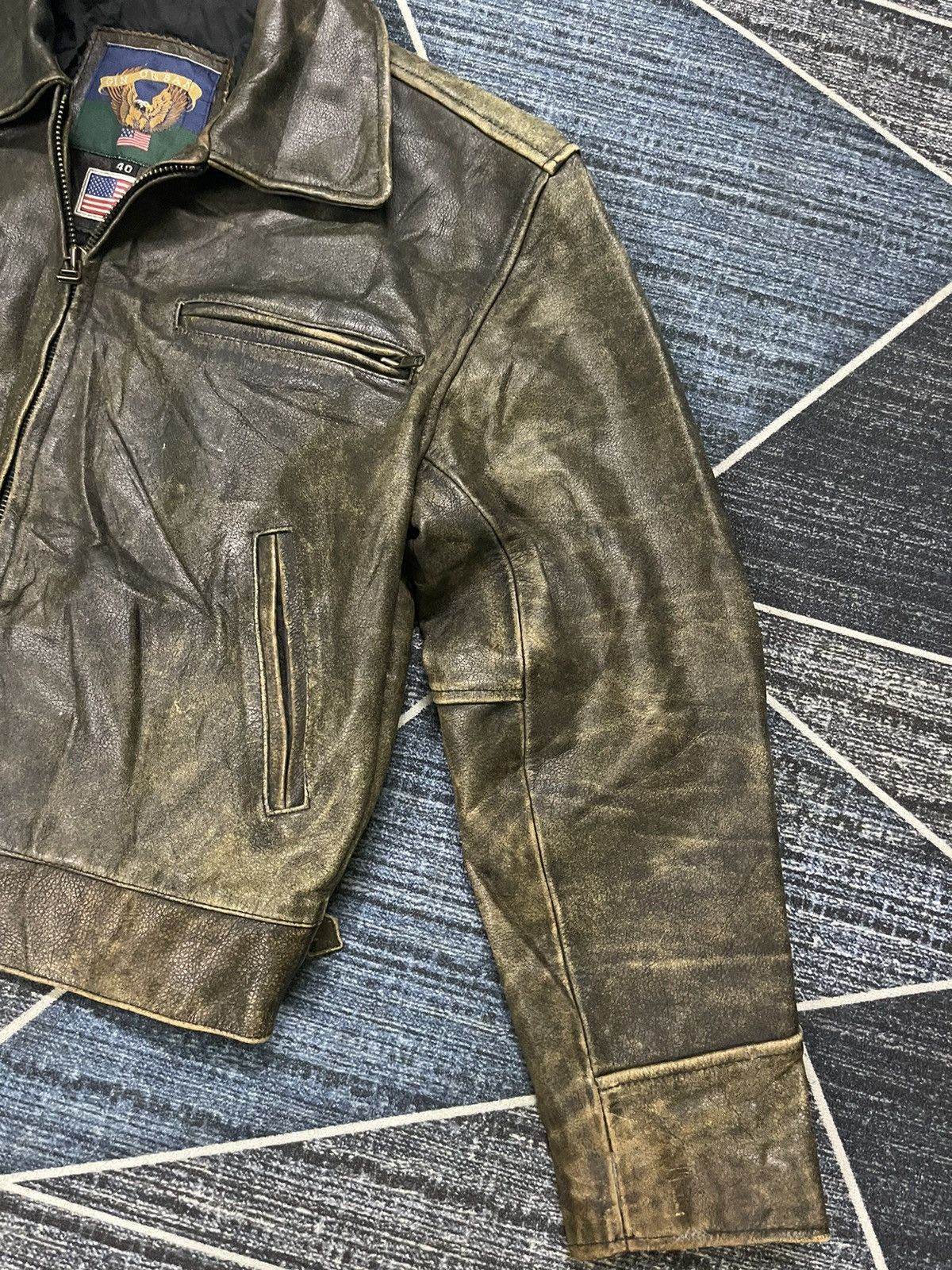 Genuine Leather VINTAGE GIN UR BAN GENUINE LEATHER JACKET Size US M / EU 48-50 / 2 - 5 Thumbnail