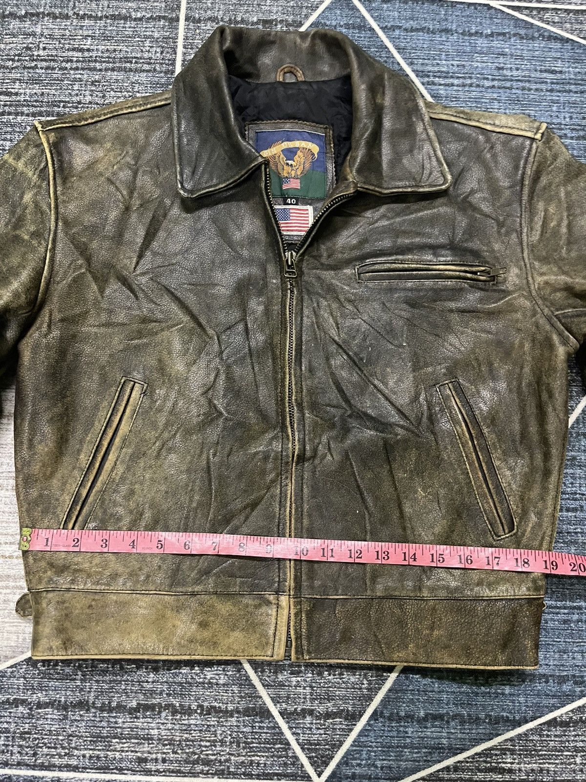 Genuine Leather VINTAGE GIN UR BAN GENUINE LEATHER JACKET Size US M / EU 48-50 / 2 - 13 Thumbnail