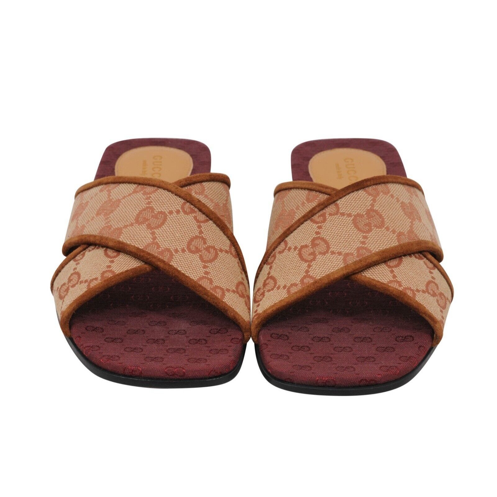 Gucci Senior Ruggine Cross Strap Sandals Size US 6.5 / IT 36.5 - 2 Thumbnail