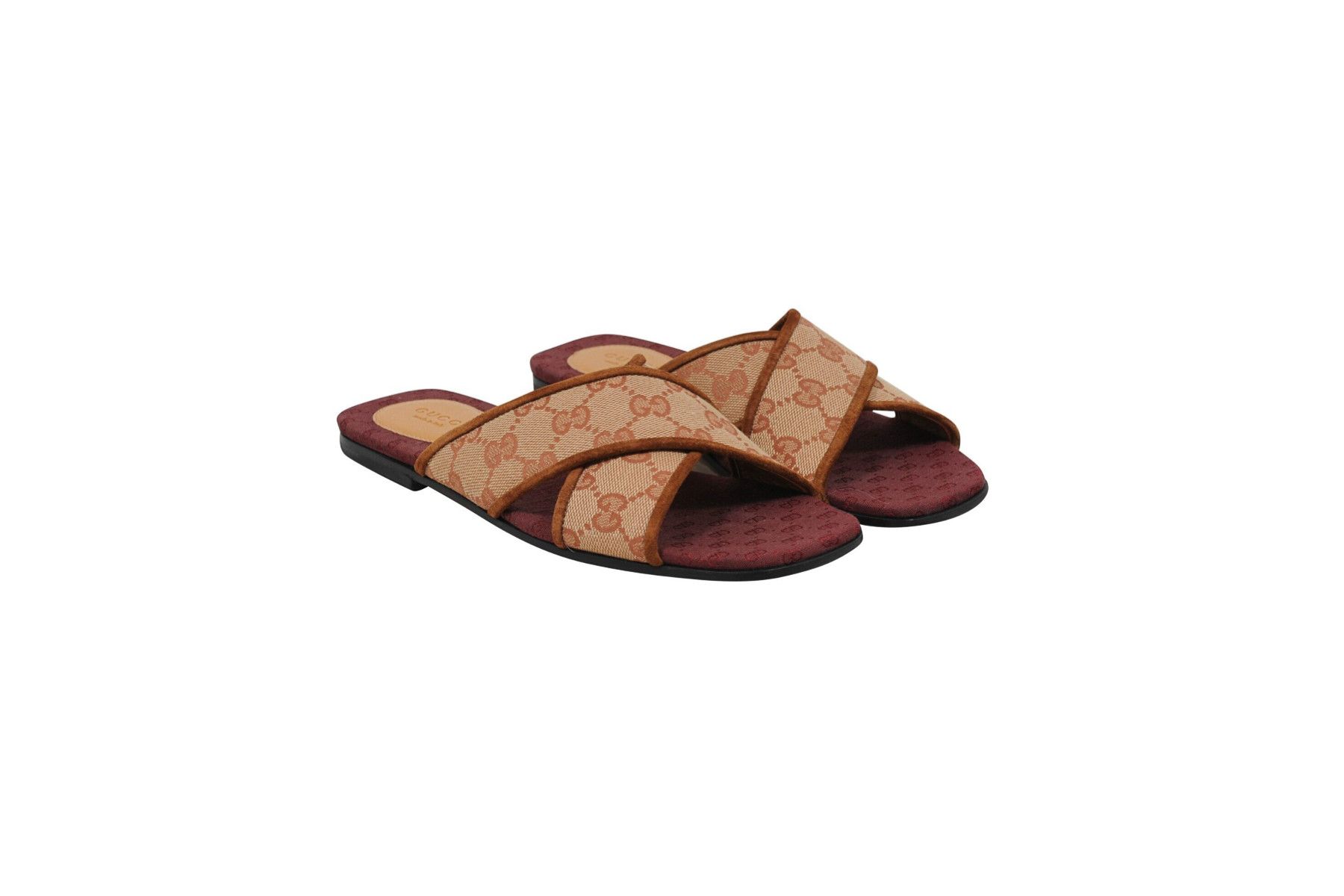 Gucci Senior Ruggine Cross Strap Sandals Size US 6.5 / IT 36.5 - 1 Thumbnail