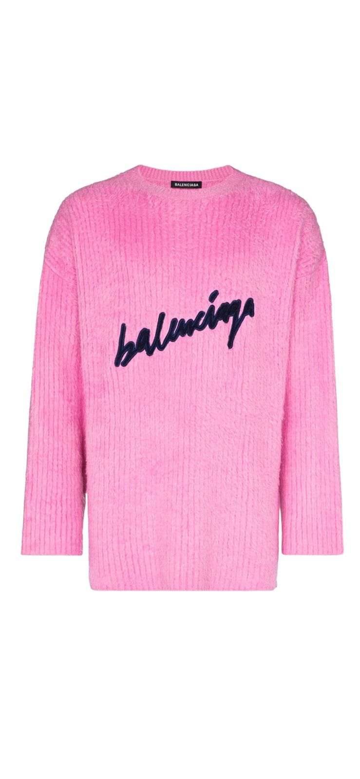 Balenciaga Handwritten Logo Appliqué Sweater
