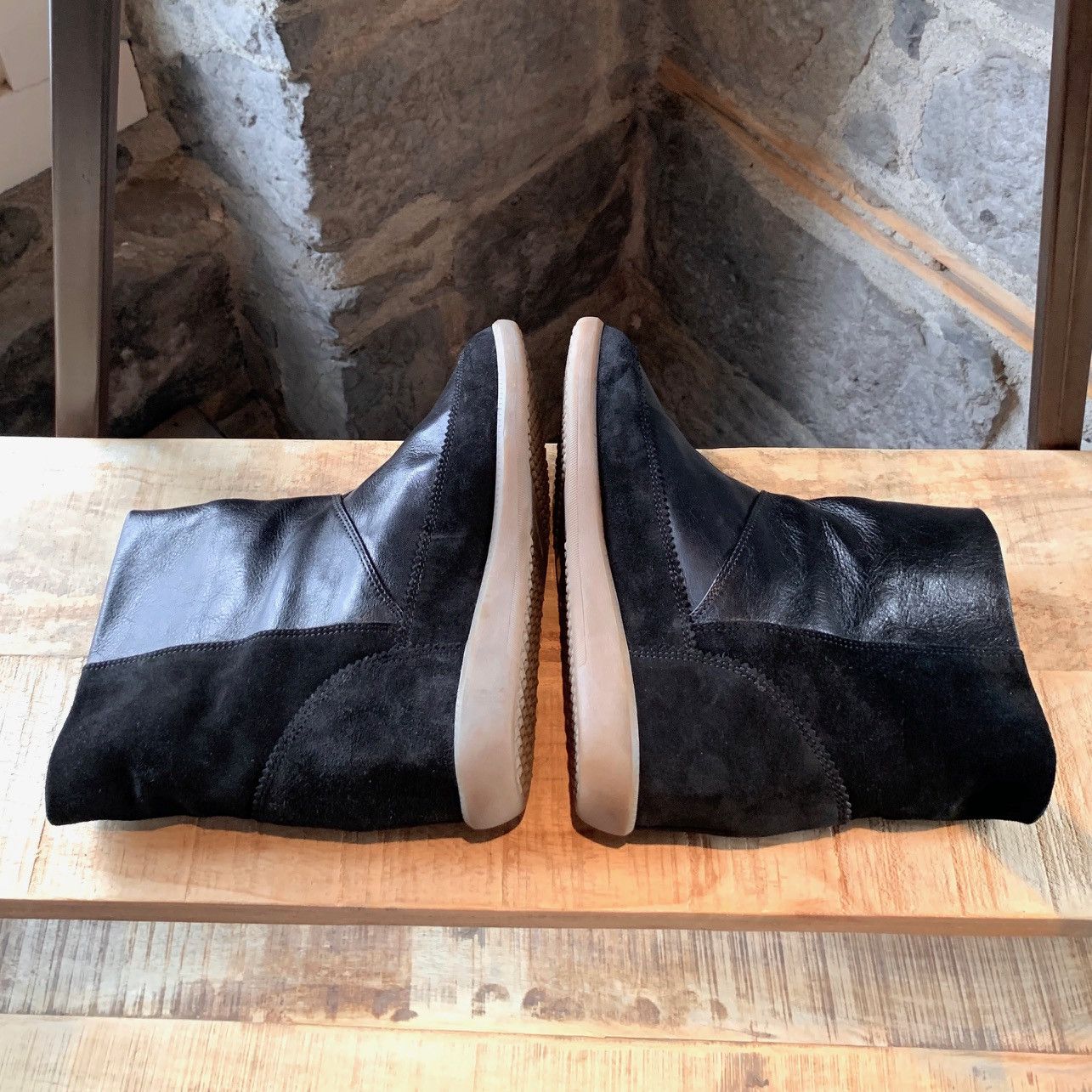 Isabel Marant Isabel Marant Black Suede Wedges Ankle Booties Size US 10 / IT 40 - 10 Thumbnail