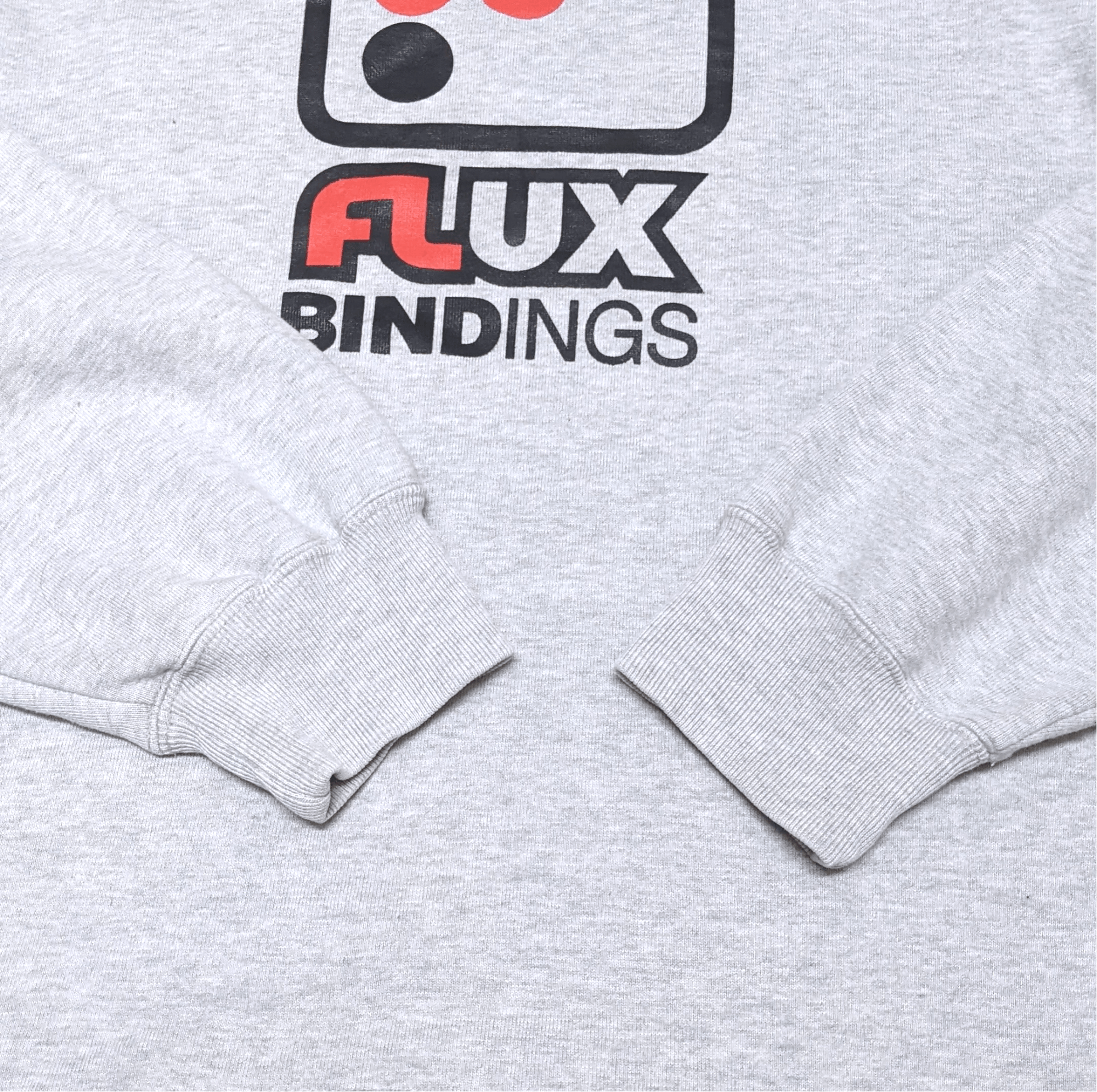 Vintage Vintage 90s Flux Bindings Snowboards Logo Sweatshirt Size US M / EU 48-50 / 2 - 5 Thumbnail