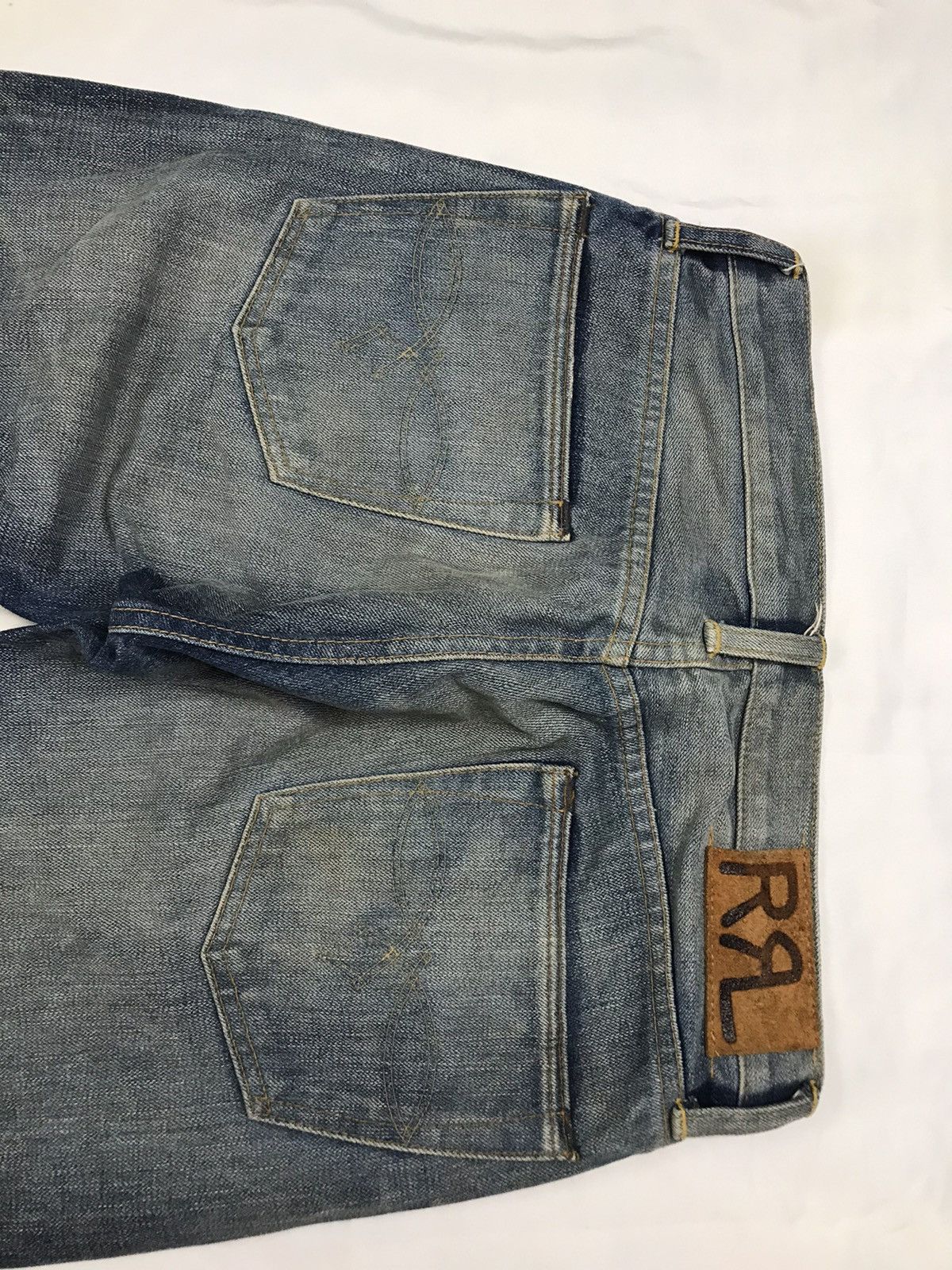 RRL DOUBLE RL LOW STRAIGHT JAPAN WOVEN SELVEDGE DENIM
