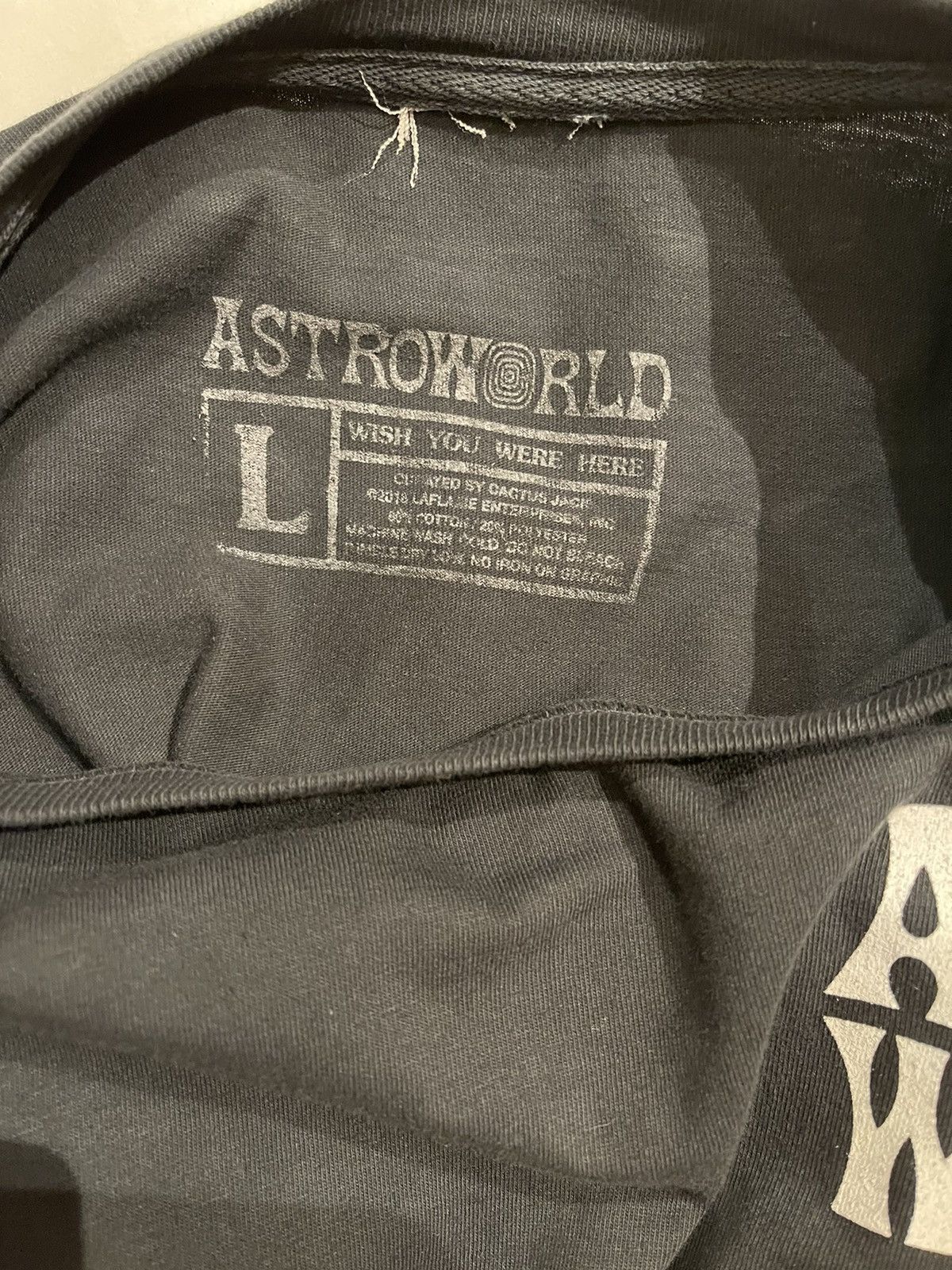 Travis Scott Travis Scott AstroWorld Staff T-shirt Size US L / EU 52-54 / 3 - 3 Thumbnail