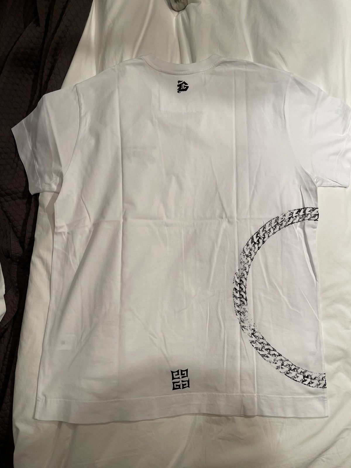 Givenchy Givenchy Oversized white ‘chain-link’ graphic T-shirt Size US S / EU 44-46 / 1 - 2 Thumbnail