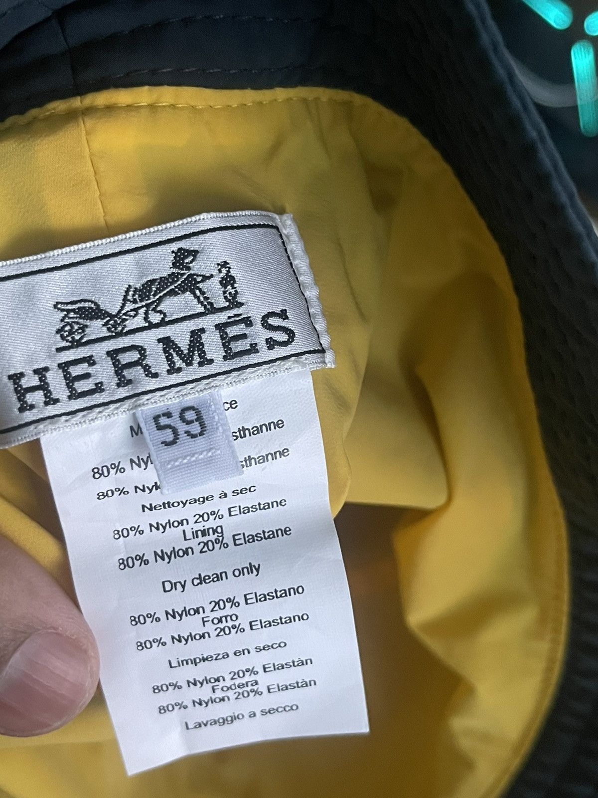 Hermes Hermes Bucket Nylon Size ONE SIZE - 5 Thumbnail