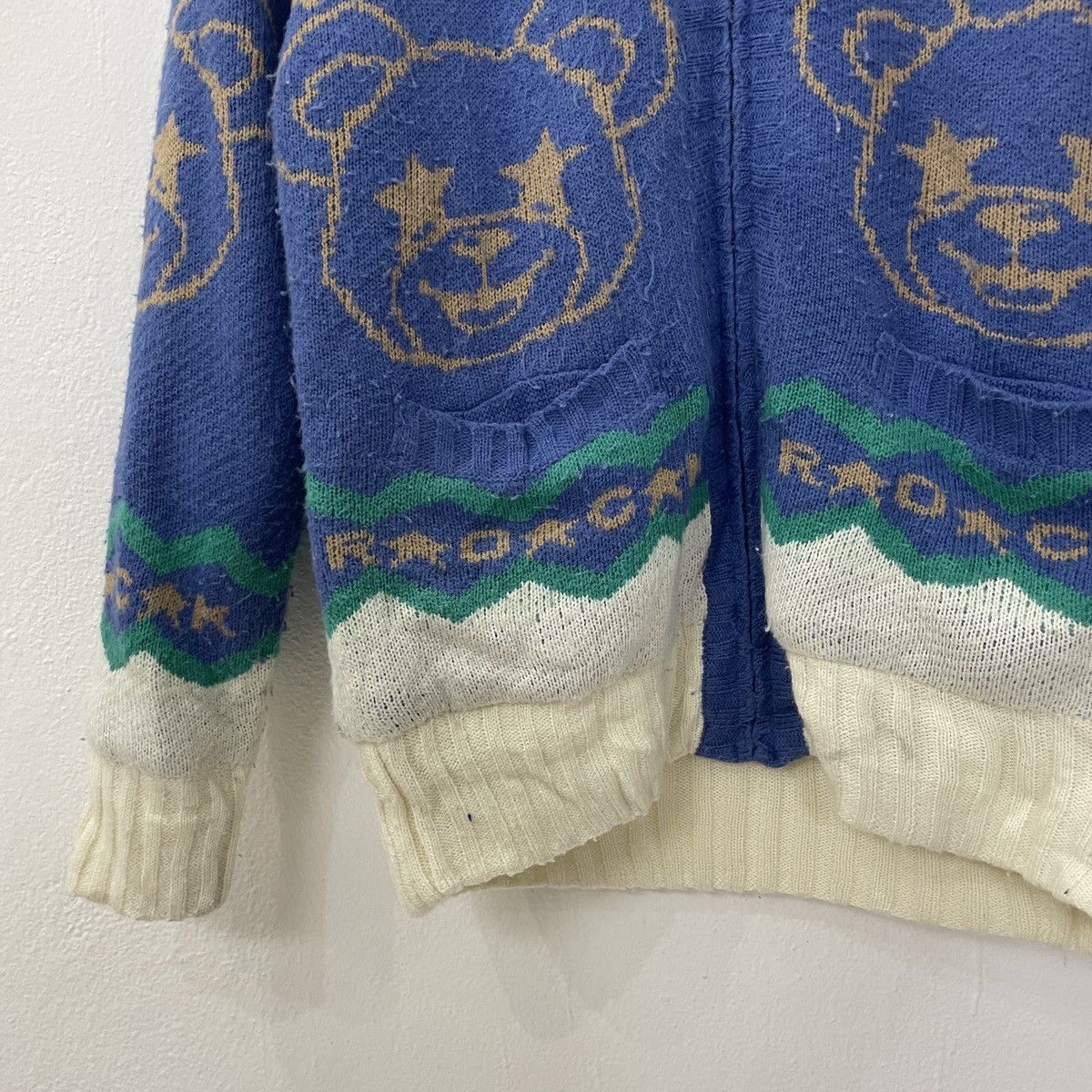 Japanese Brand Vintage Rockin Bear Zipper Ups Fleece Jacket Size US M / EU 48-50 / 2 - 3 Thumbnail