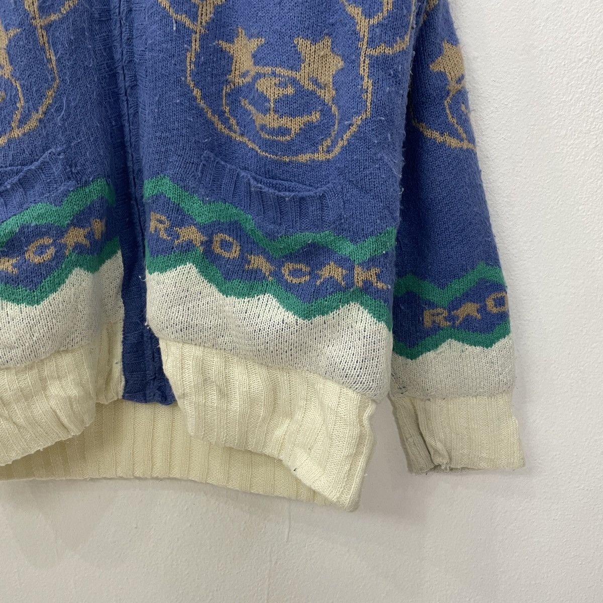 Japanese Brand Vintage Rockin Bear Zipper Ups Fleece Jacket Size US M / EU 48-50 / 2 - 2 Thumbnail