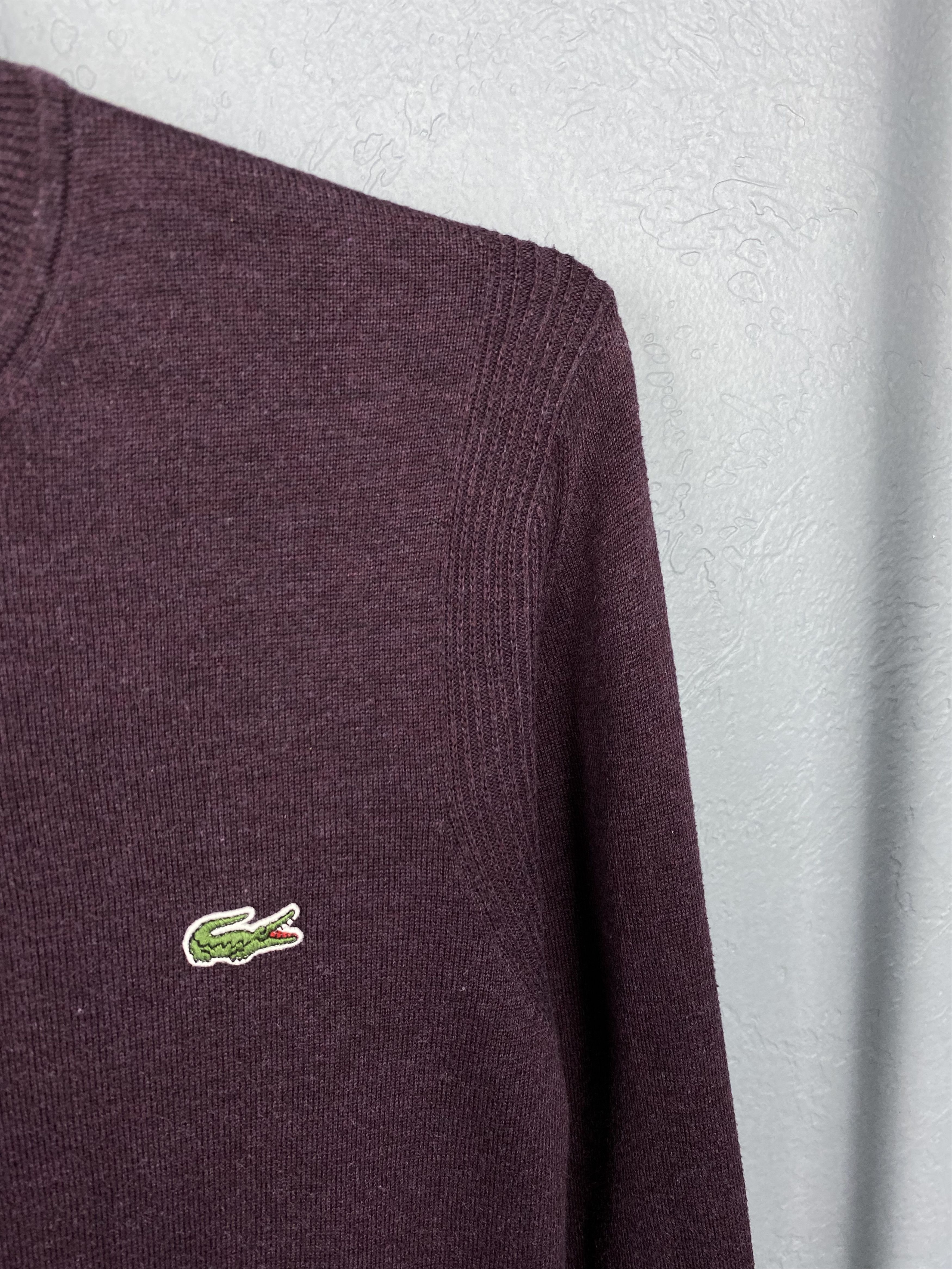 Lacoste × Vintage Lacoste Live Vintage Mens Crew Neck Knit Sweater Size US M / EU 48-50 / 2 - 3 Thumbnail