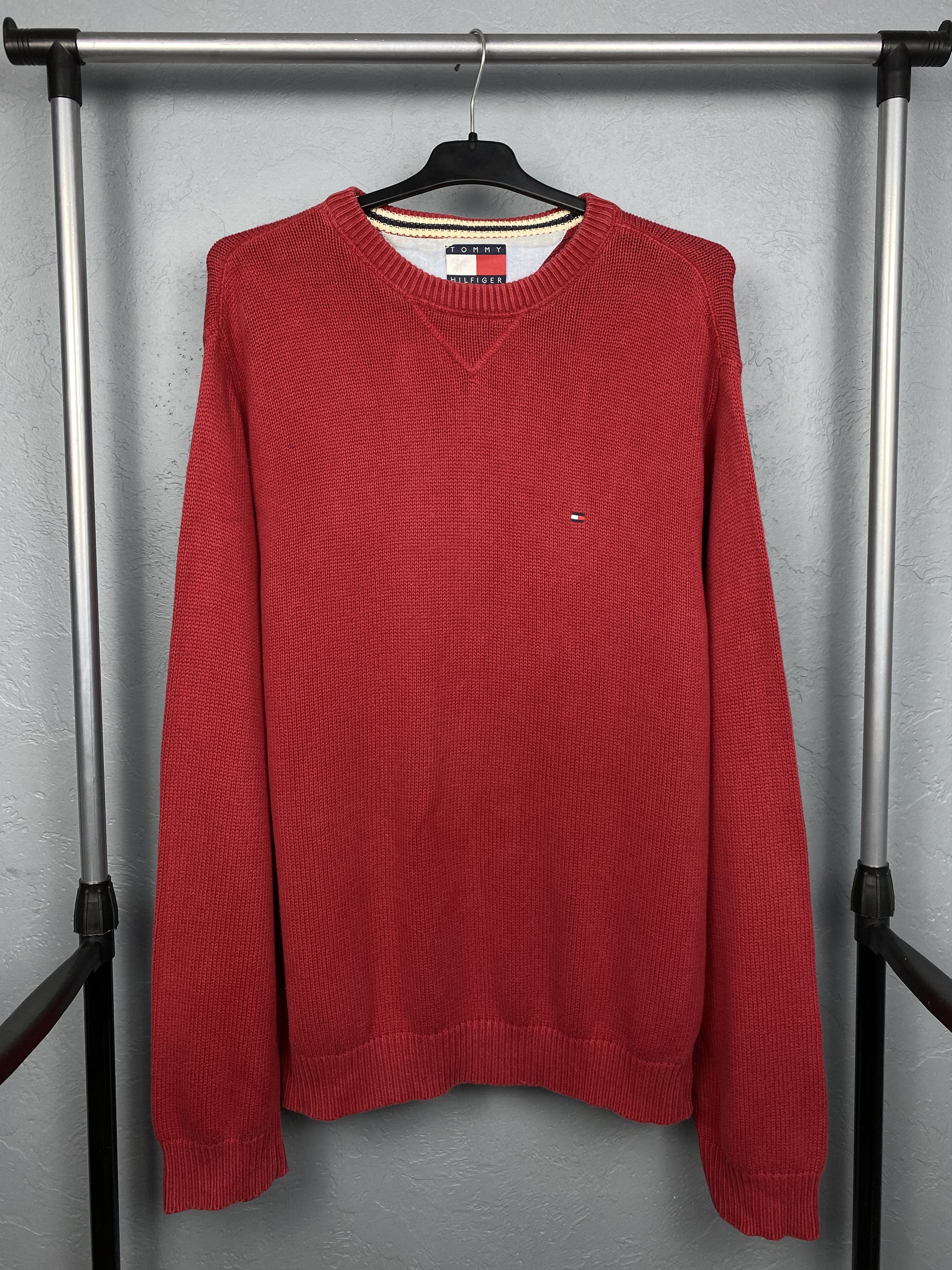 Tommy Hilfiger Tommy Hilfiger Vintage Mens Knit Oversized Sweater Knitwear Size US M / EU 48-50 / 2 - 1 Thumbnail