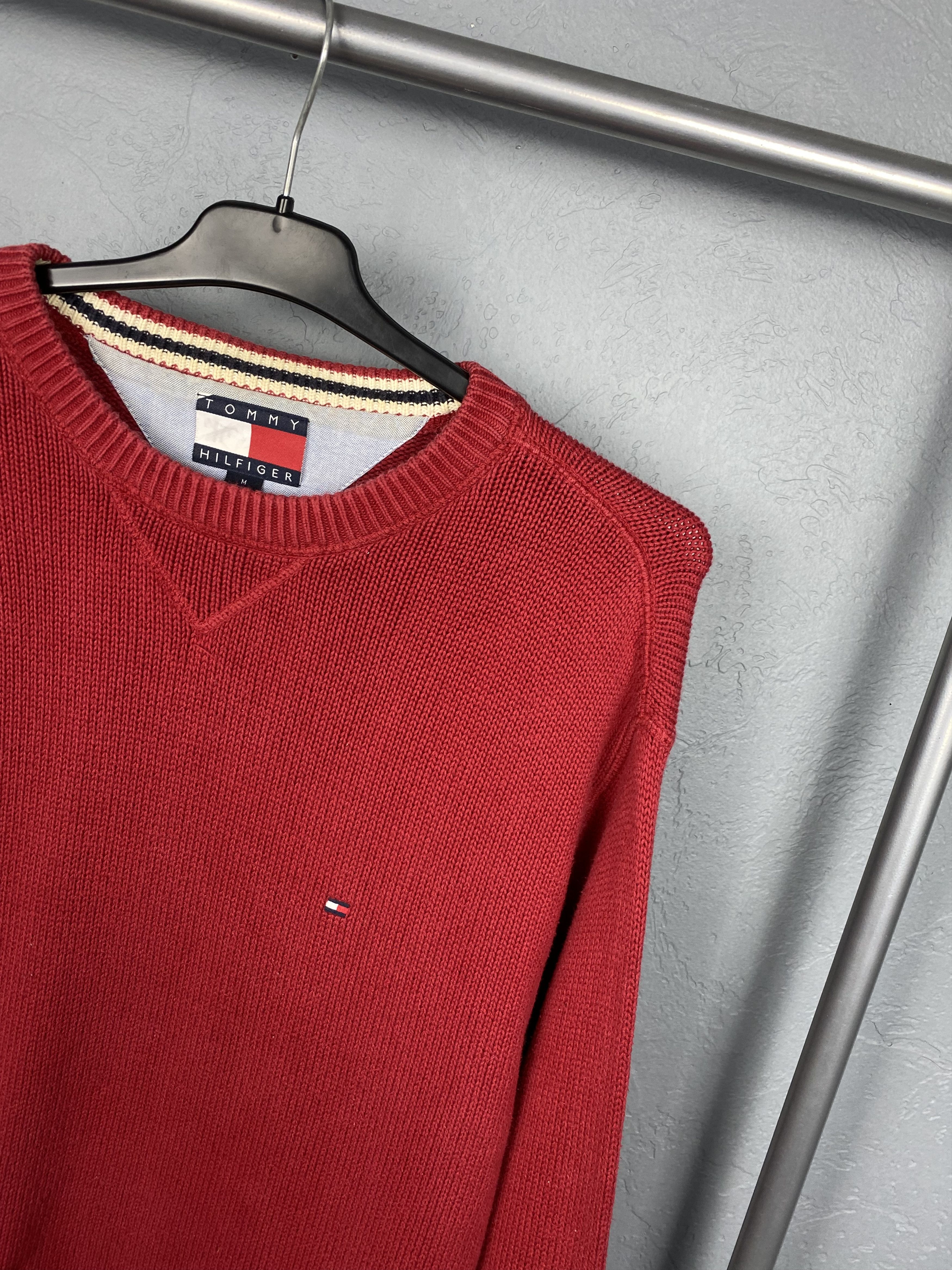 Tommy Hilfiger Tommy Hilfiger Vintage Mens Knit Oversized Sweater Knitwear Size US M / EU 48-50 / 2 - 2 Thumbnail