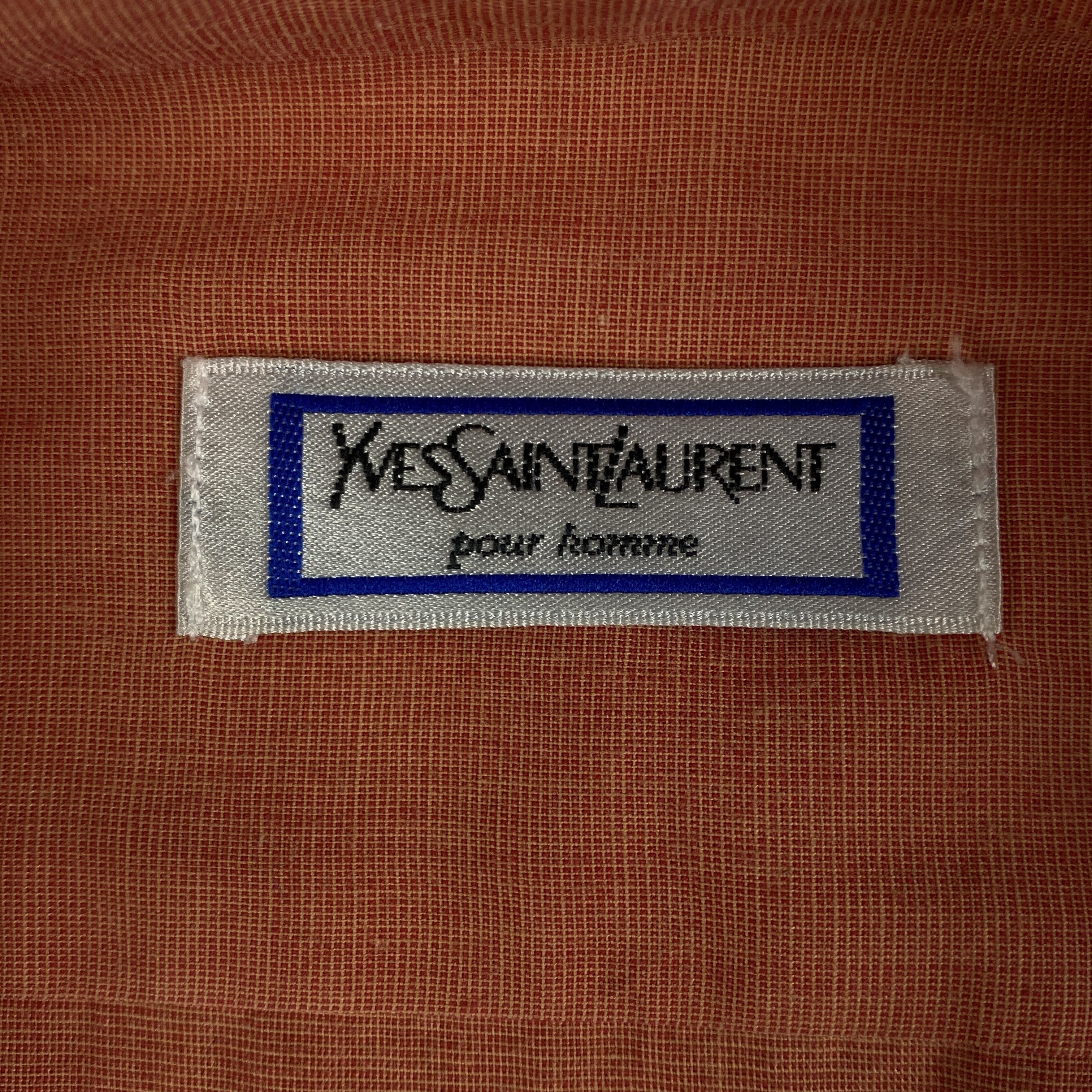 Yves Saint Laurent Mens Shirt Yves Saint Laurent Vintage Size 42/16 Size US L / EU 52-54 / 3 - 5 Thumbnail