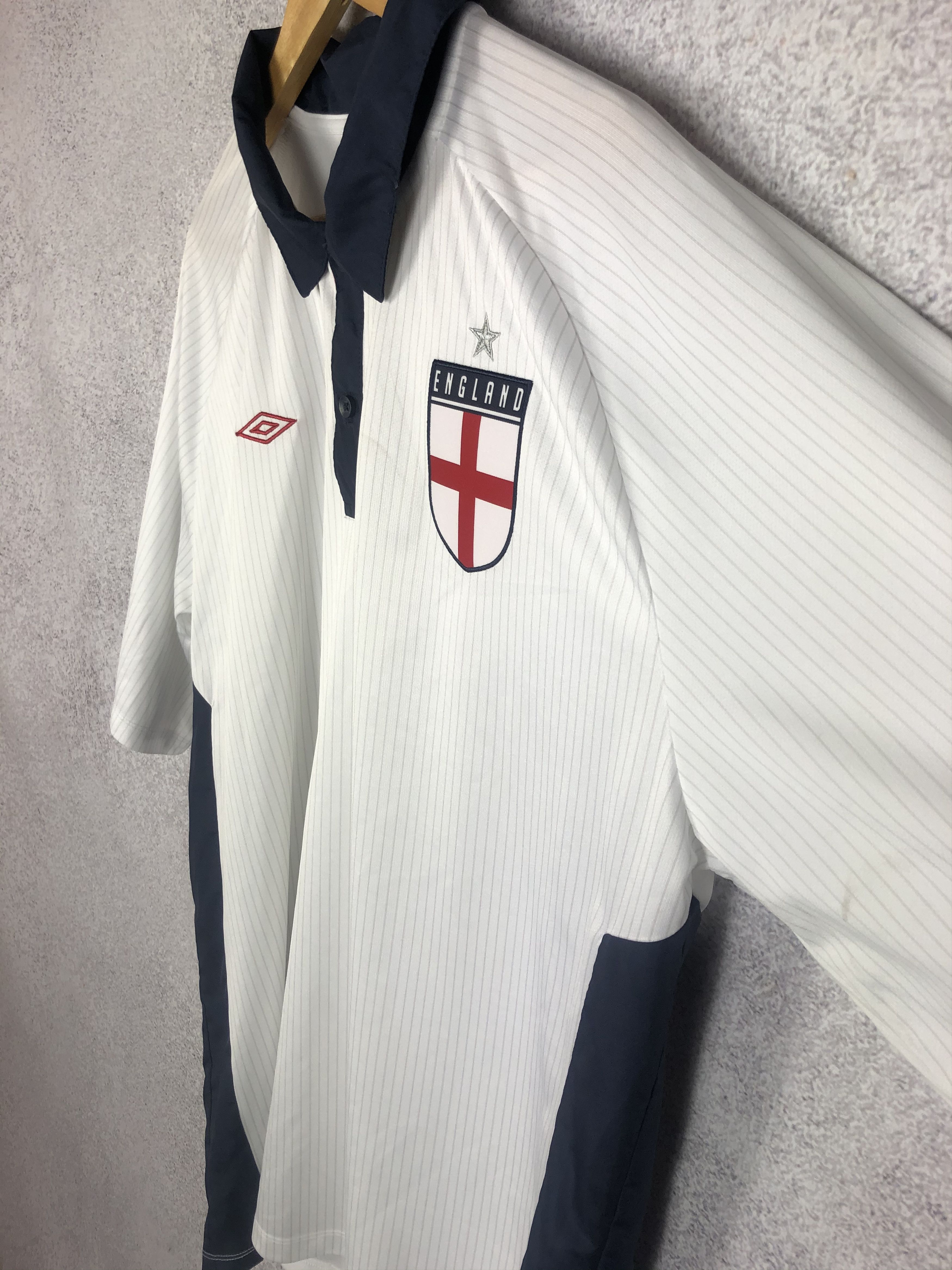 Umbro Umbro England Soccer Jersey Reproduction Football Shirt Size US XXL / EU 58 / 5 - 3 Thumbnail