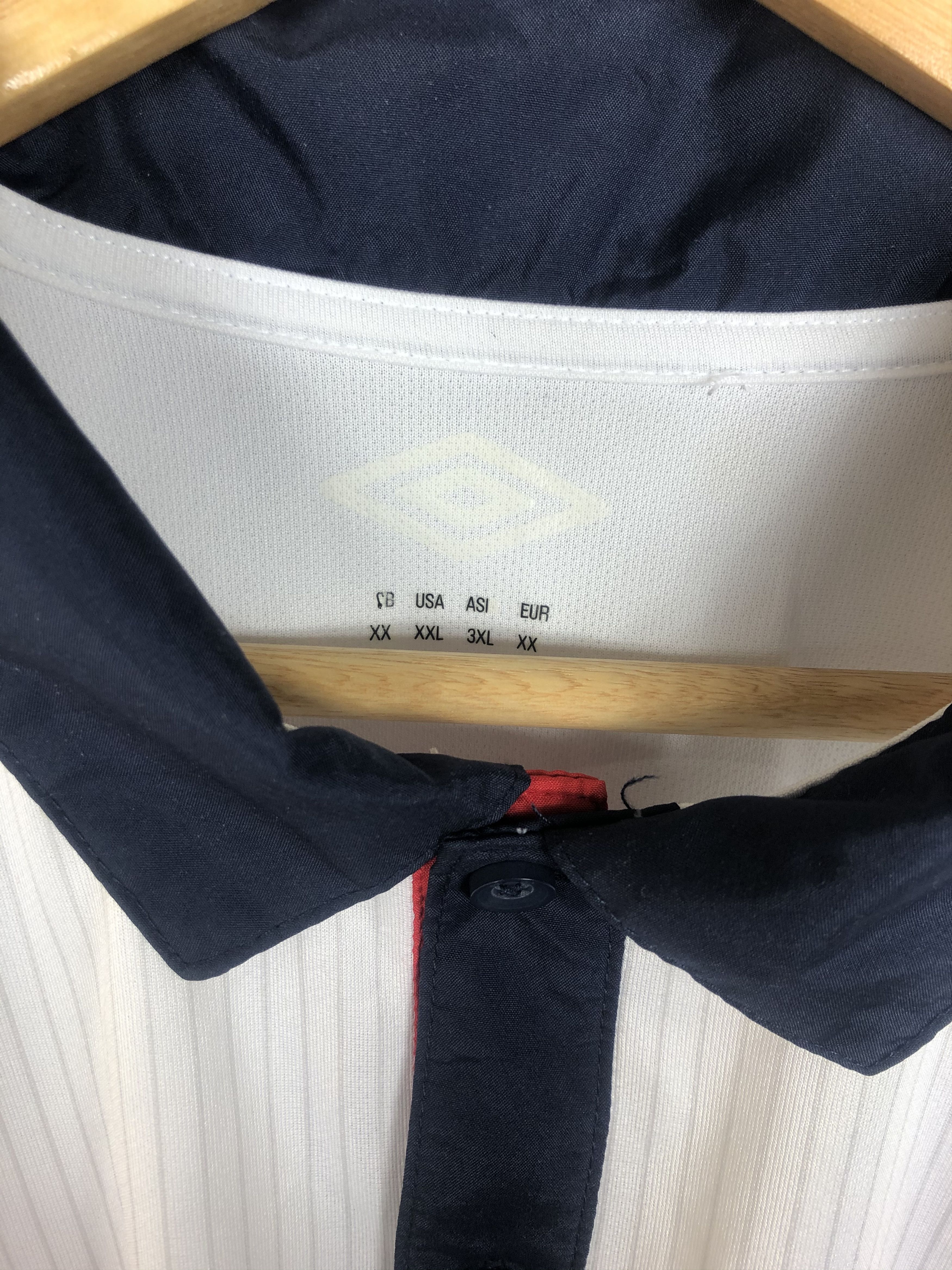 Umbro Umbro England Soccer Jersey Reproduction Football Shirt Size US XXL / EU 58 / 5 - 4 Thumbnail