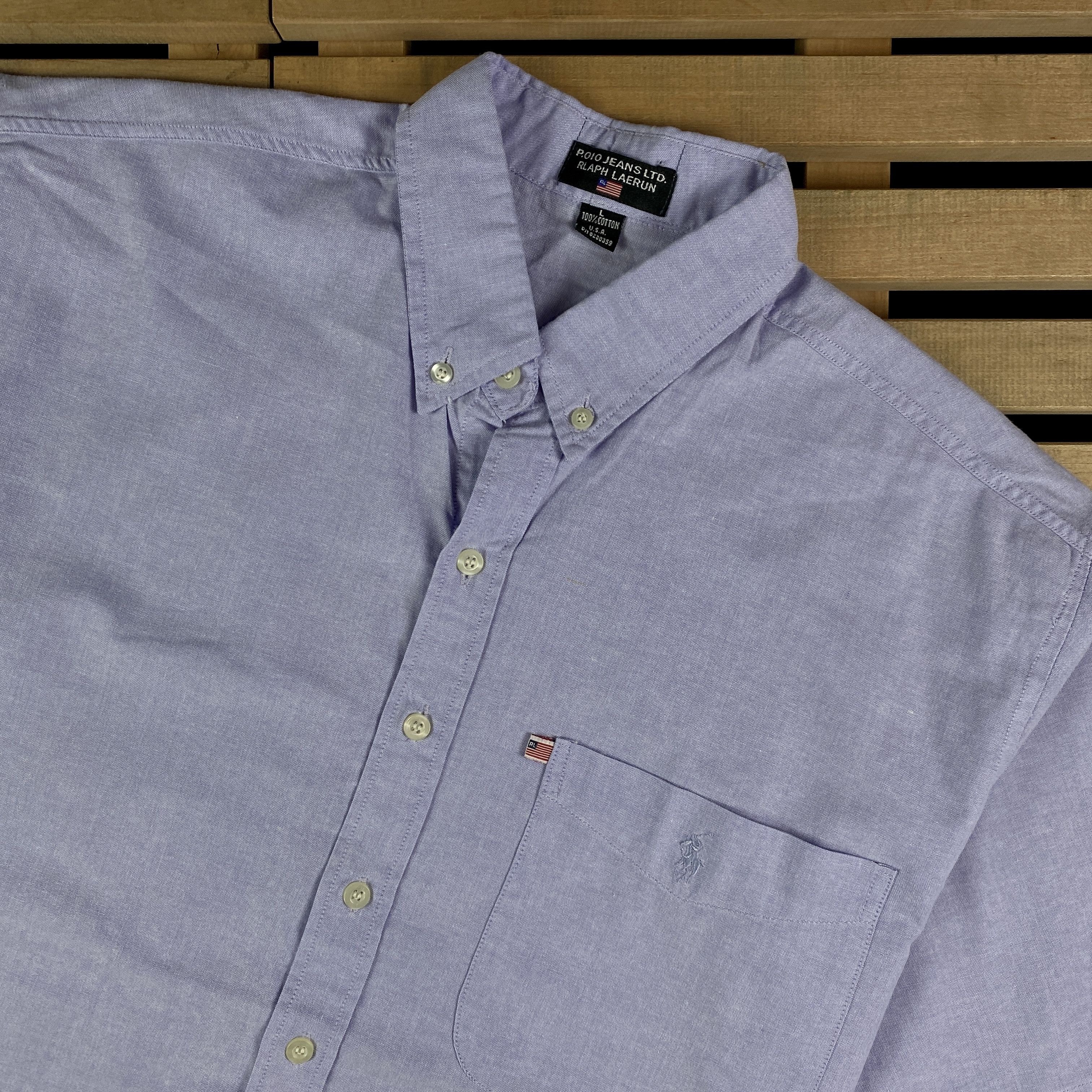 Polo Ralph Lauren × Ralph Lauren × Vintage Mens Shirt Polo Jeans Ralph Lauren Vintage Size L Size US L / EU 52-54 / 3 - 2 Thumbnail