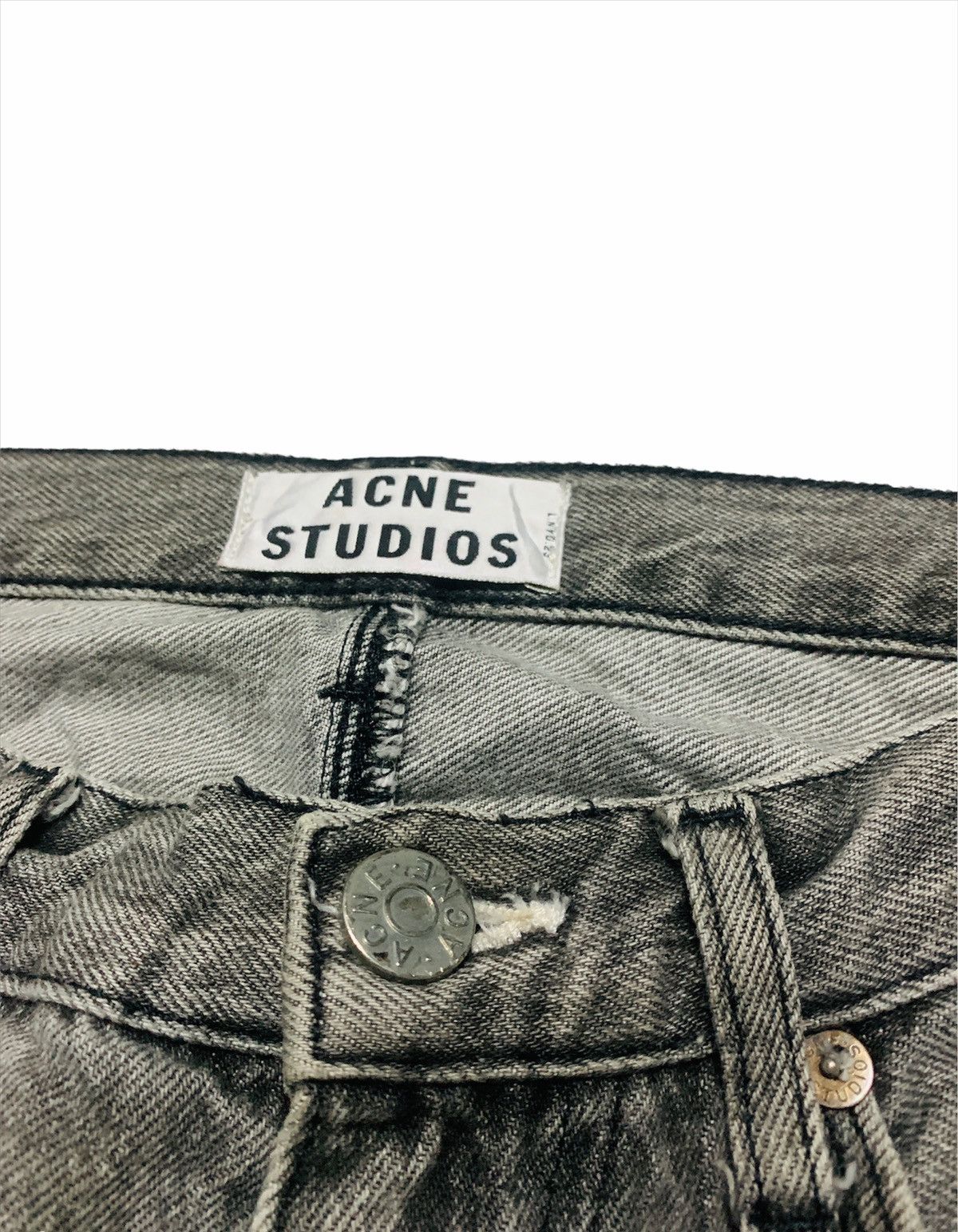 Acne Studios × Designer × Vintage ACNE STUDIOS STOCKHOLM GREY DENIM PANTS Size US 32 / EU 48 - 3 Thumbnail
