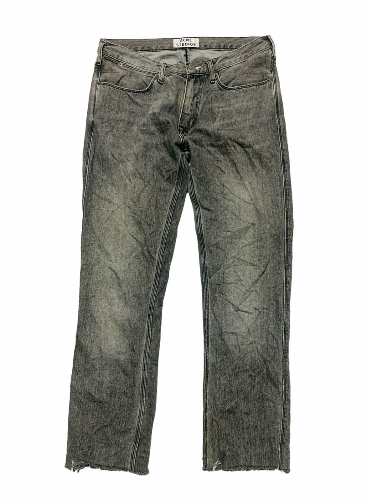 Acne Studios × Designer × Vintage ACNE STUDIOS STOCKHOLM GREY DENIM PANTS Size US 32 / EU 48 - 1 Thumbnail