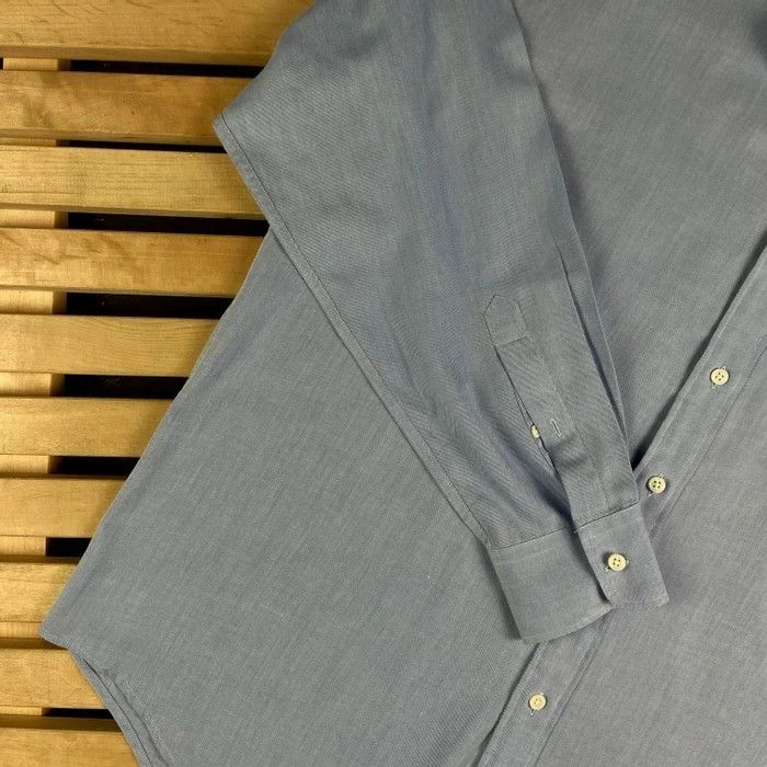 Yves Saint Laurent Shirt Long Sleeve Yves Saint Laurent Vintage Size 42/16.5 Size US XL / EU 56 / 4 - 4 Thumbnail