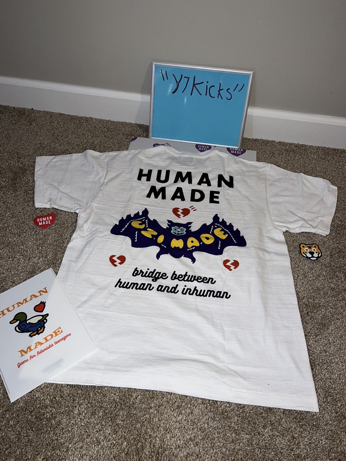 Human Made × Lil Uzi Vert Human Made Uzi Made #1 T-Shirt Size L 