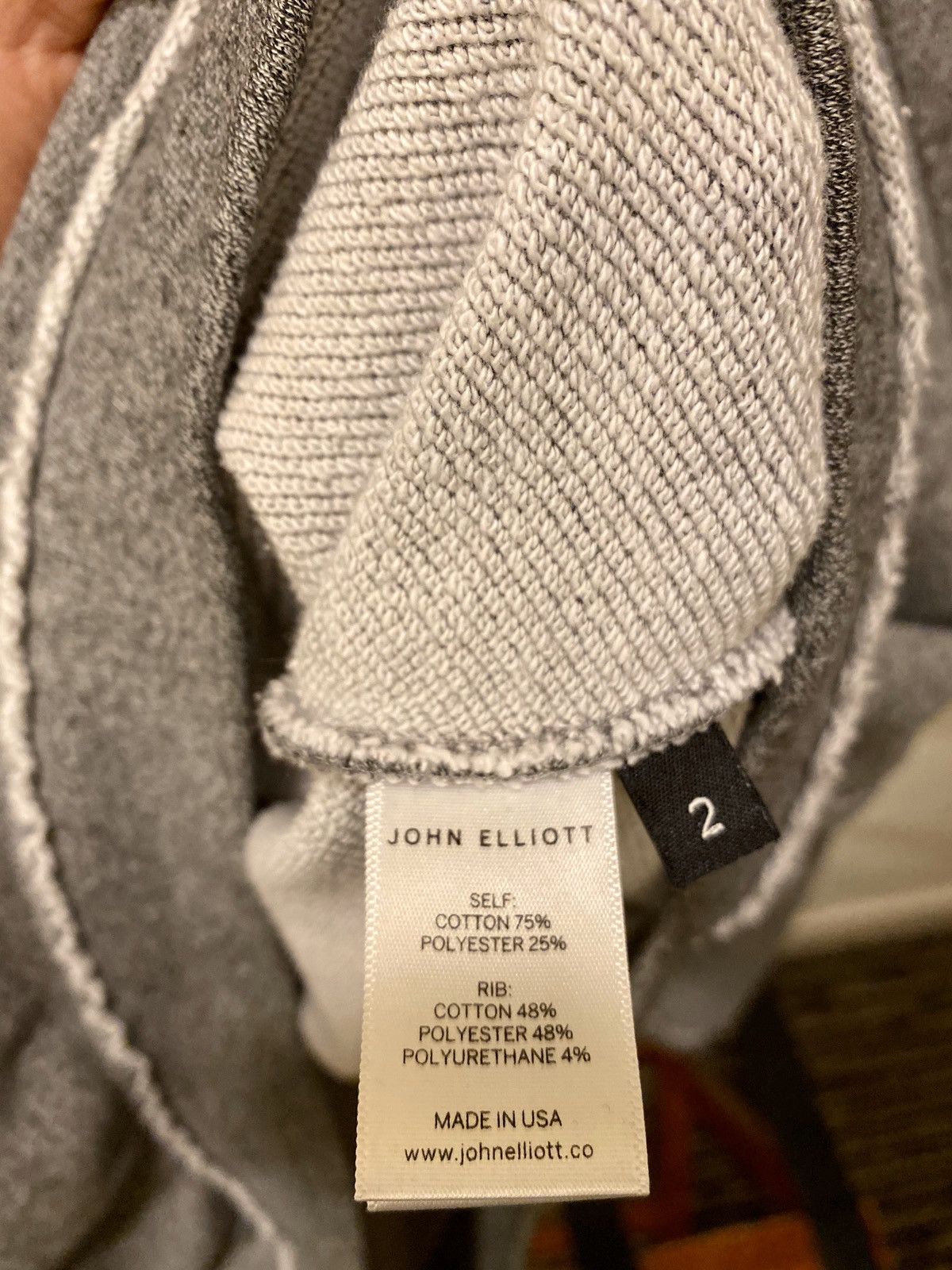 John Elliott John Elliot Raglan Hoodie Grey Medium Size US M / EU 48-50 / 2 - 3 Thumbnail