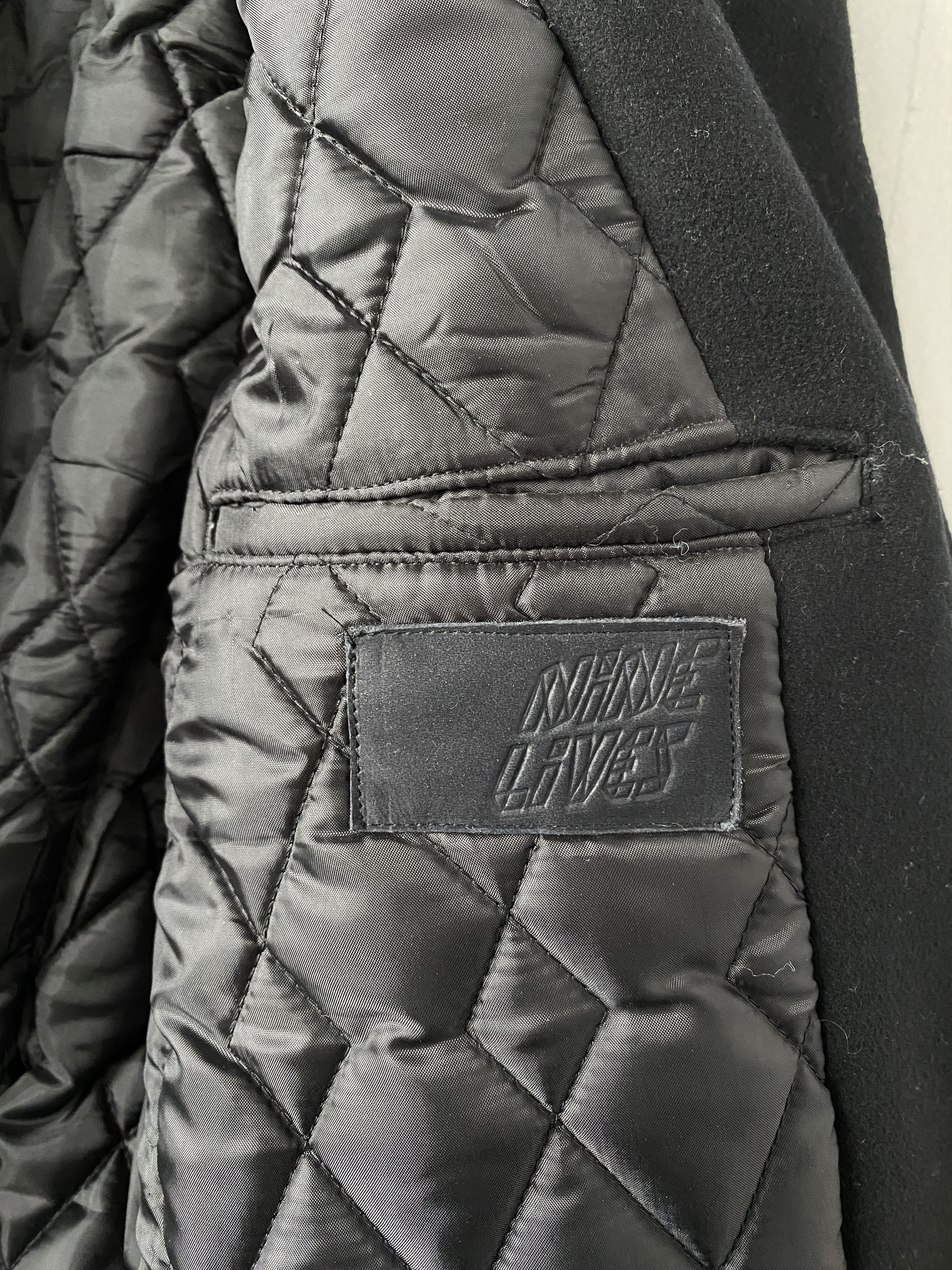 Nine Lives Varsity Chesterfield All Black Size US XL / EU 56 / 4 - 8 Thumbnail