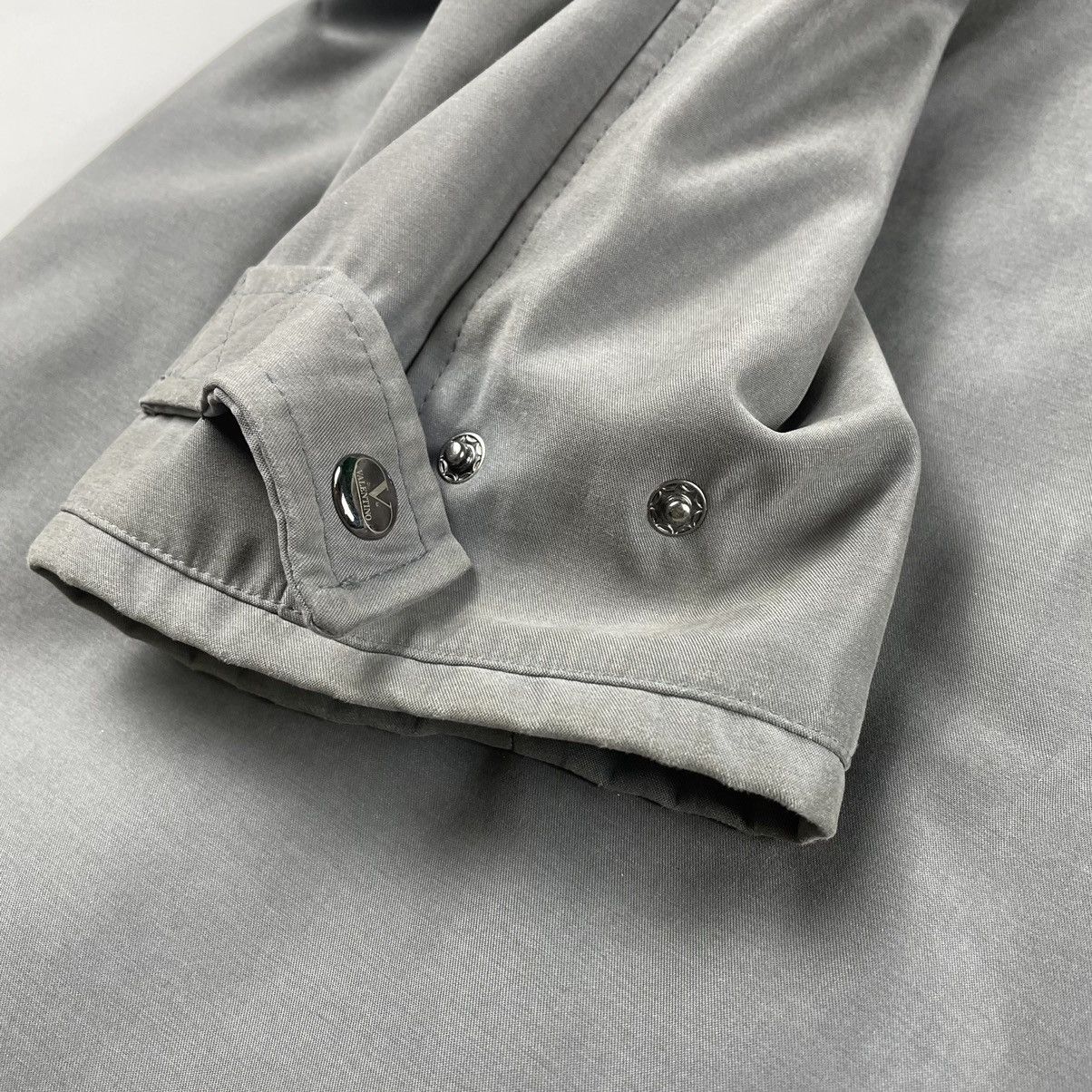 Japanese Brand Vintage Valentino Gray Jacket Made in Italy Size: L-XL Size US L / EU 52-54 / 3 - 10 Thumbnail