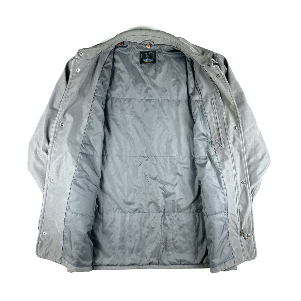 Japanese Brand Vintage Valentino Gray Jacket Made in Italy Size: L-XL Size US L / EU 52-54 / 3 - 4 Thumbnail
