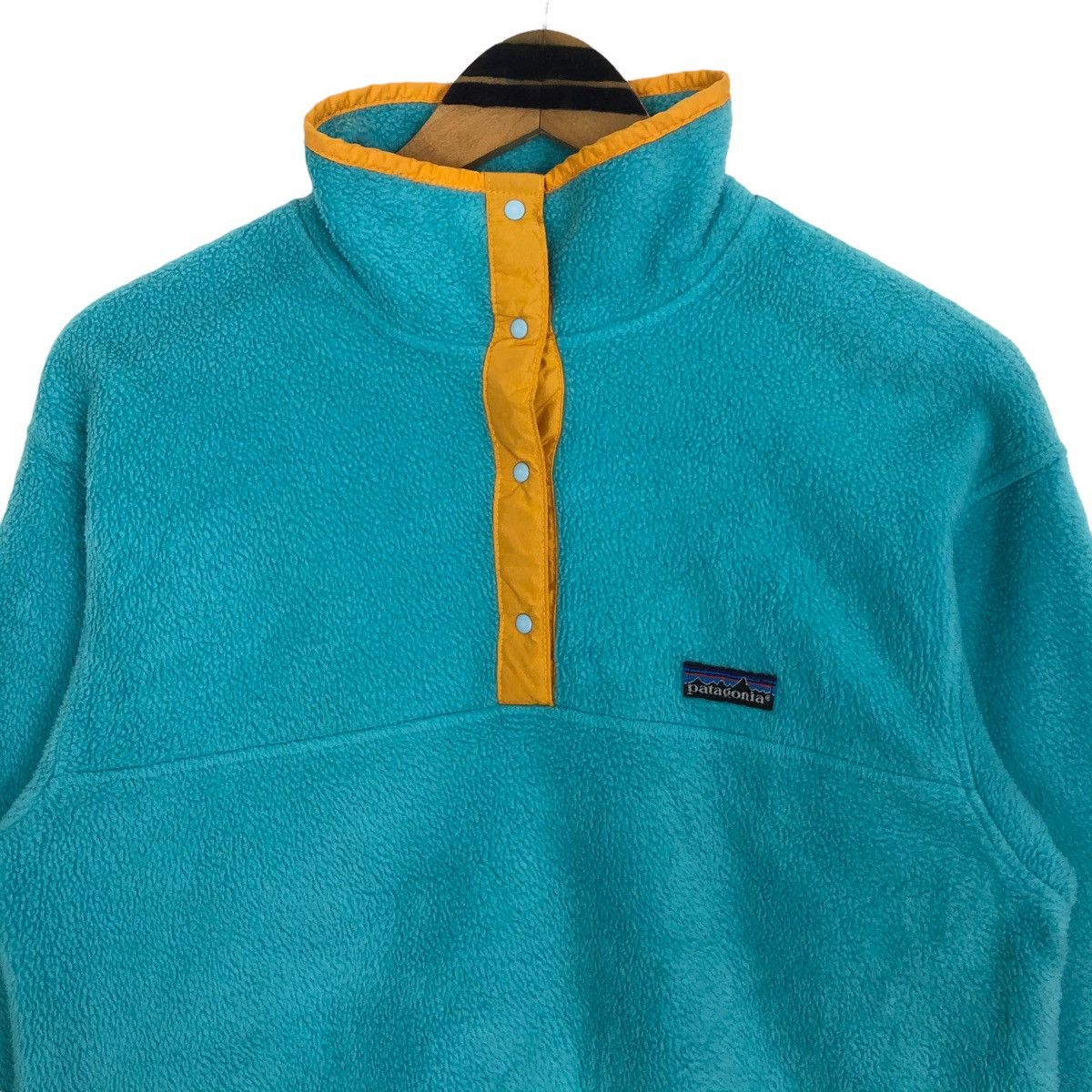 Patagonia Vintage 90s Patagonia Mock Neck Fleece Sweater Made In USA Size US S / EU 44-46 / 1 - 3 Thumbnail