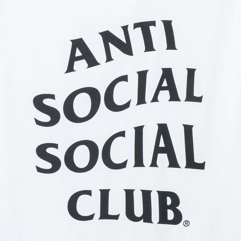 Anti Social Social Club DS Black ASSC Fish Glitter White Tee BAPE FTP FOG CDG magOC Size US M / EU 48-50 / 2 - 2 Thumbnail