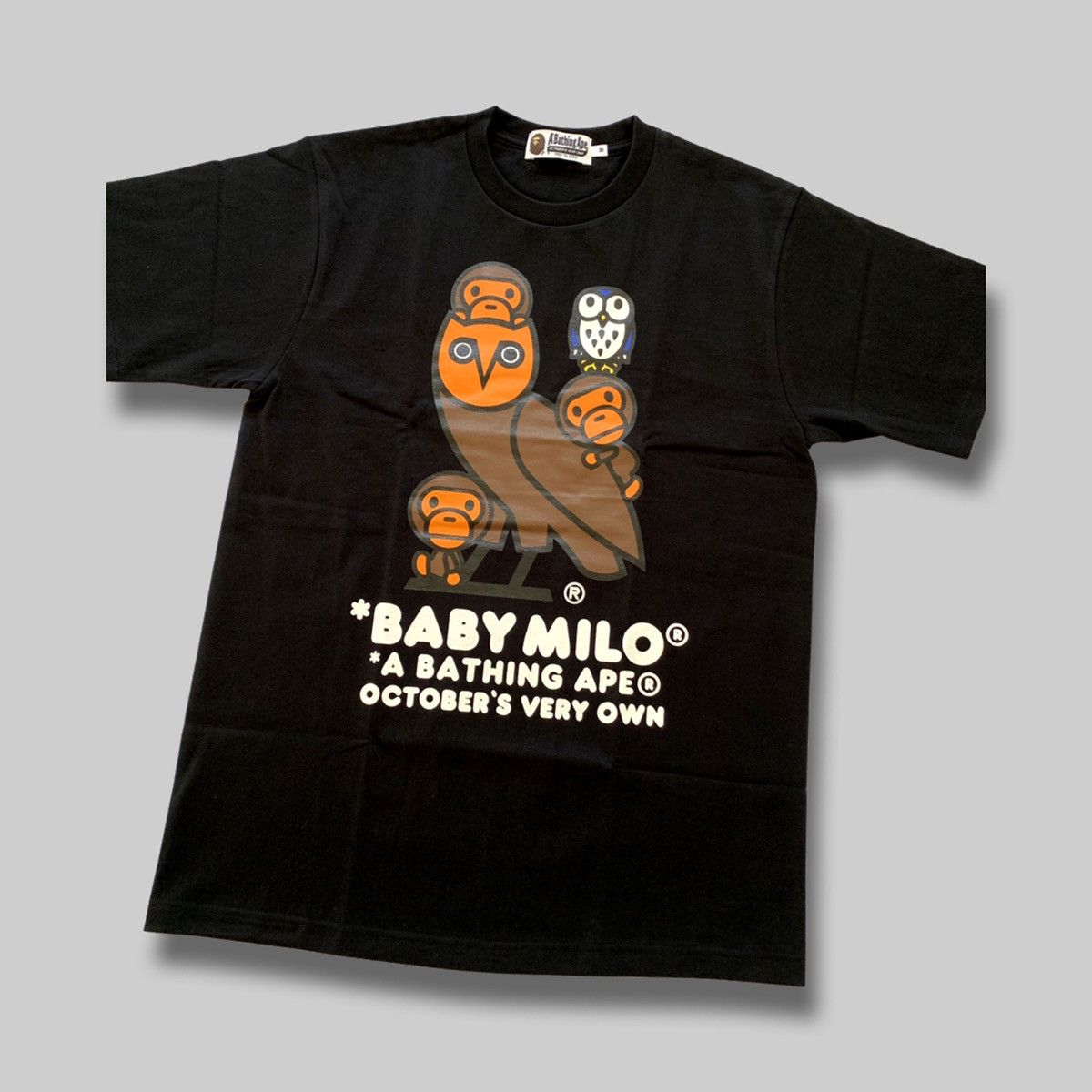 Bape × October's Very Own OVO® X BAPE® BABY MILO TEE T-SHIRT Size US XXL / EU 58 / 5 - 2 Thumbnail
